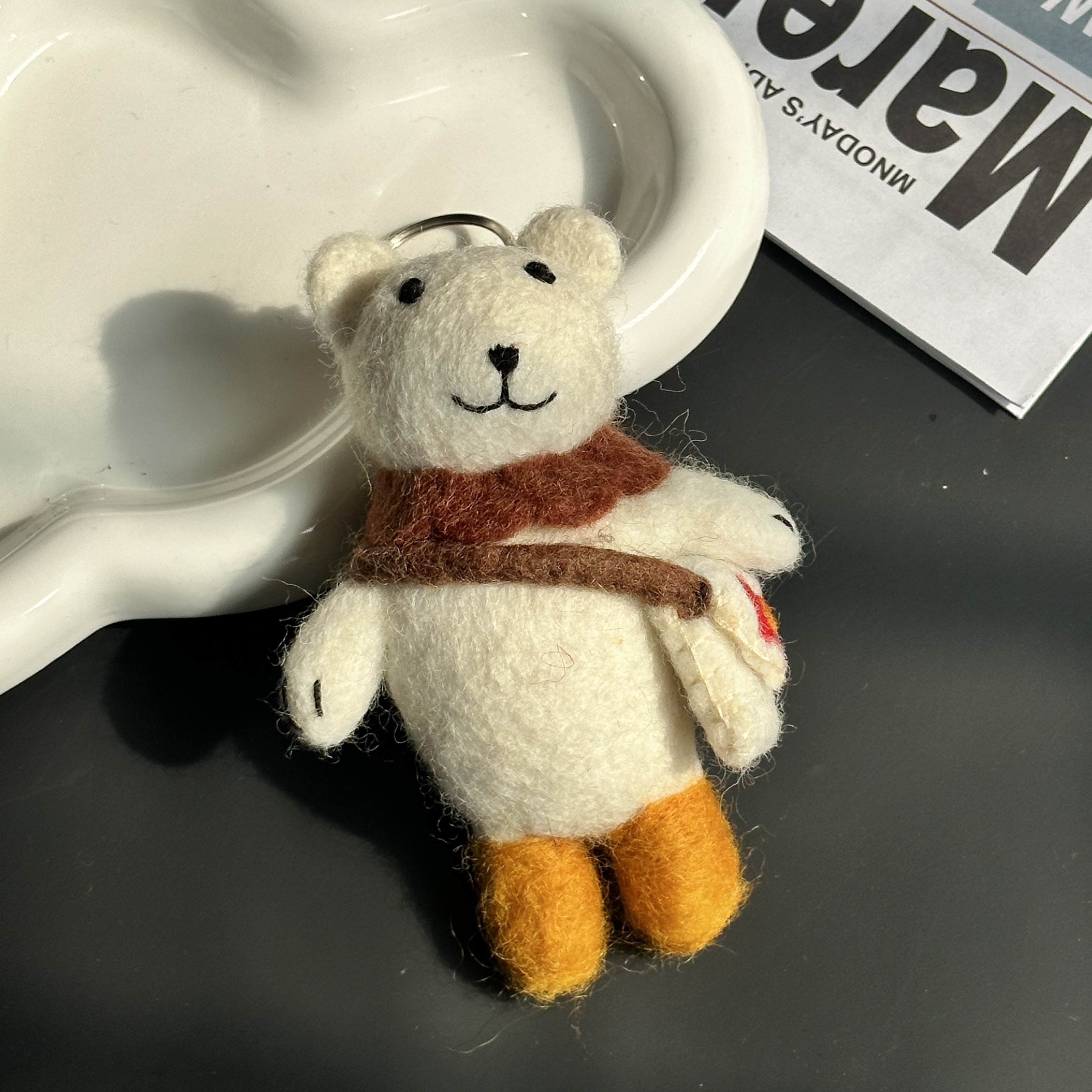 果蔬系羊毛毡挂件miu系包挂高颜值玩偶钥匙扣配饰配件饰品挂件详情14