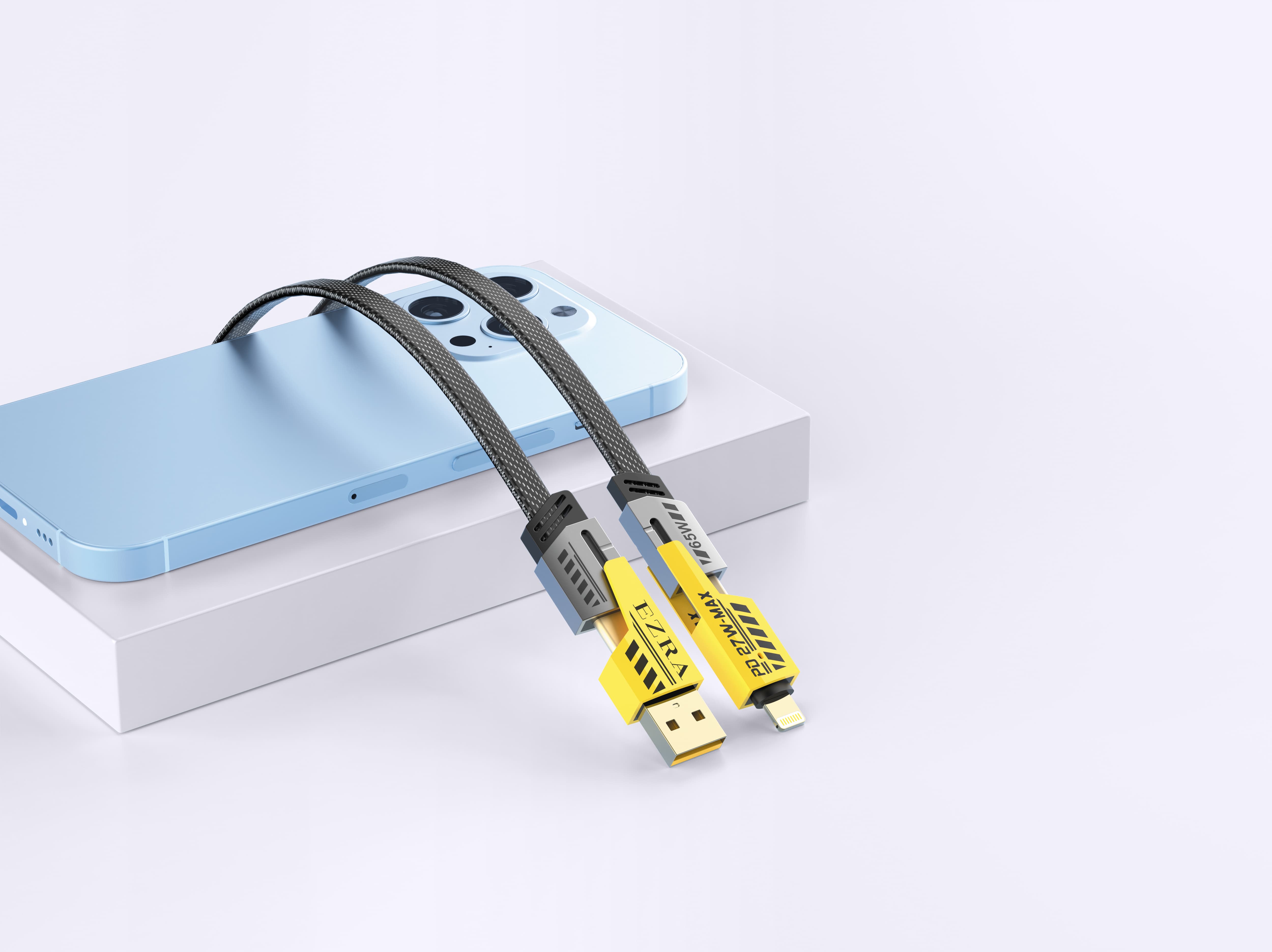 Ezra Fast Charging High-Quality Cross-Border Intelligent Device Data Cable Dc304 Specification drawing