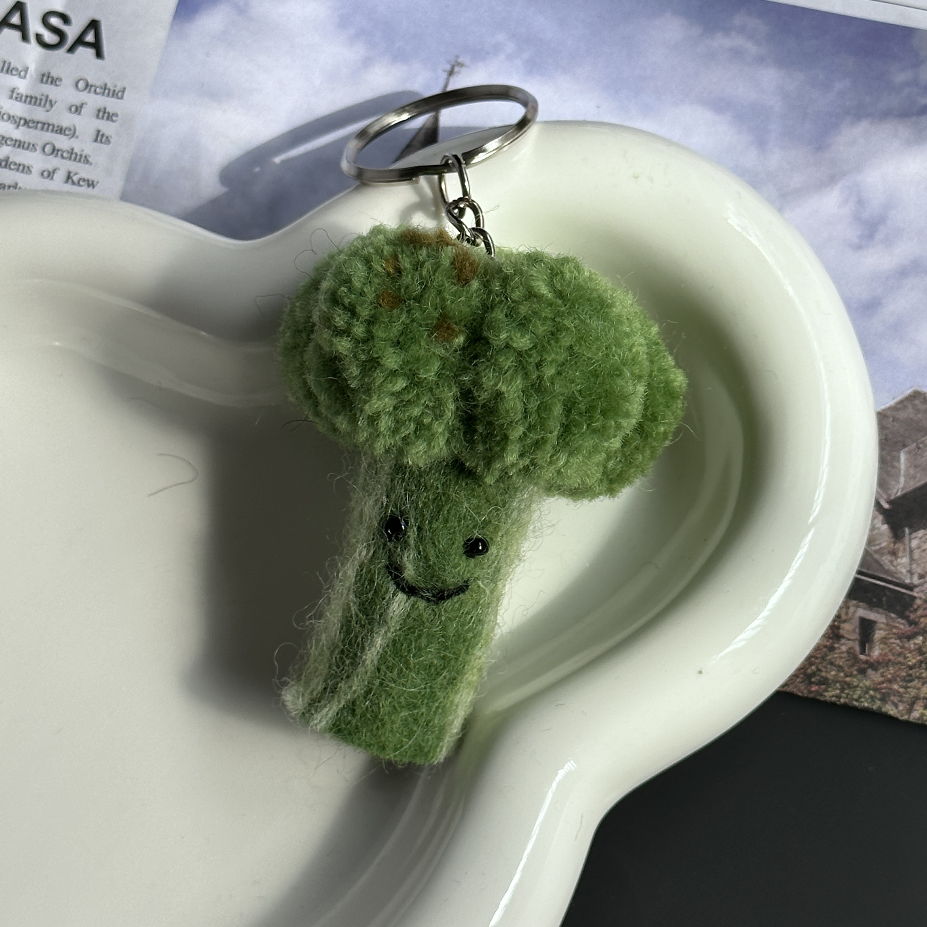 纯手工羊毛毡挂饰高颜值水果蔬菜可爱韩系miu系包挂件背包配饰详情11