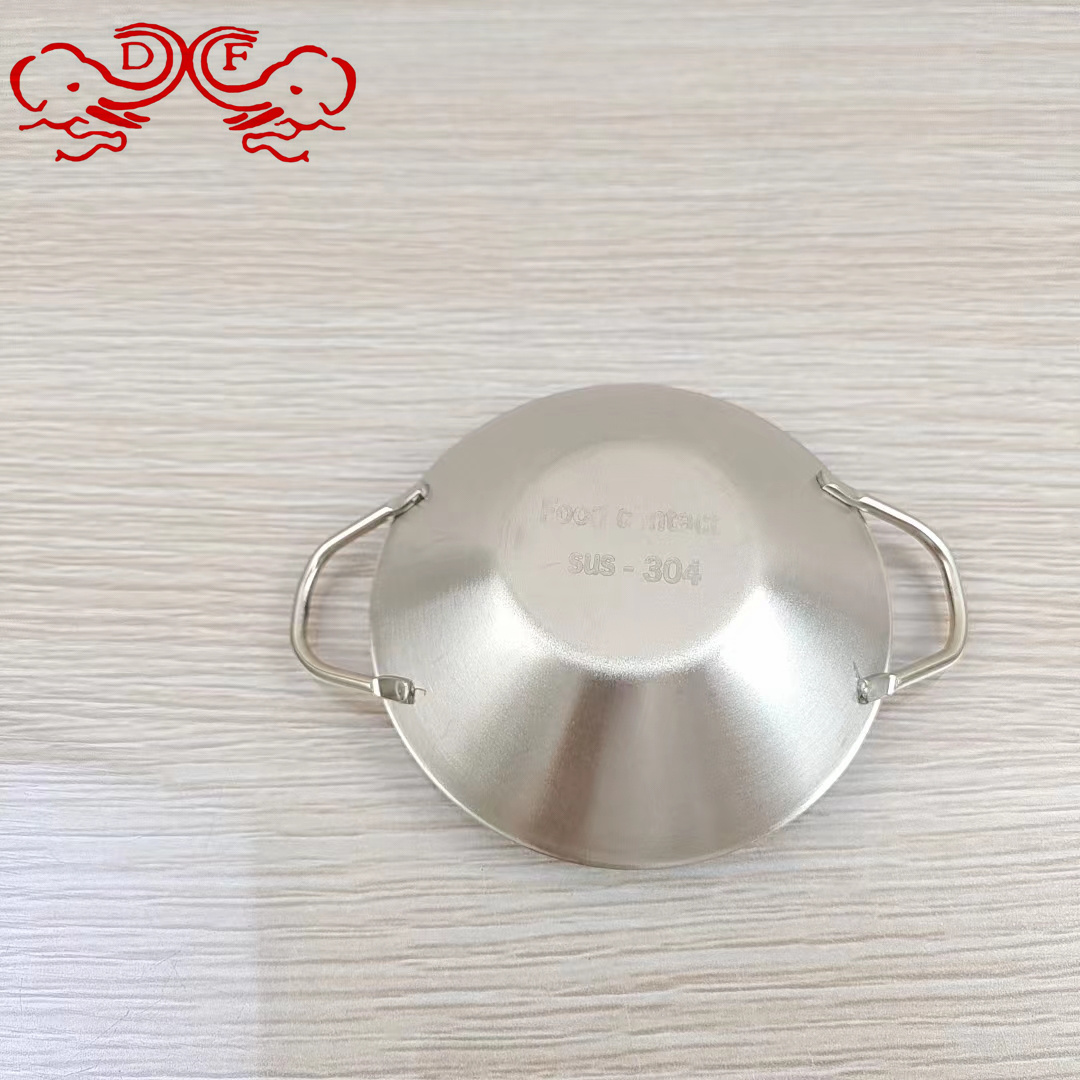 DF99297 Korean stainless steel creative little Spice Dish with ears Gold Dip dish Soy sauce Dish Flavor dish Dessert dish DF TRADINGHOUSE details Picture