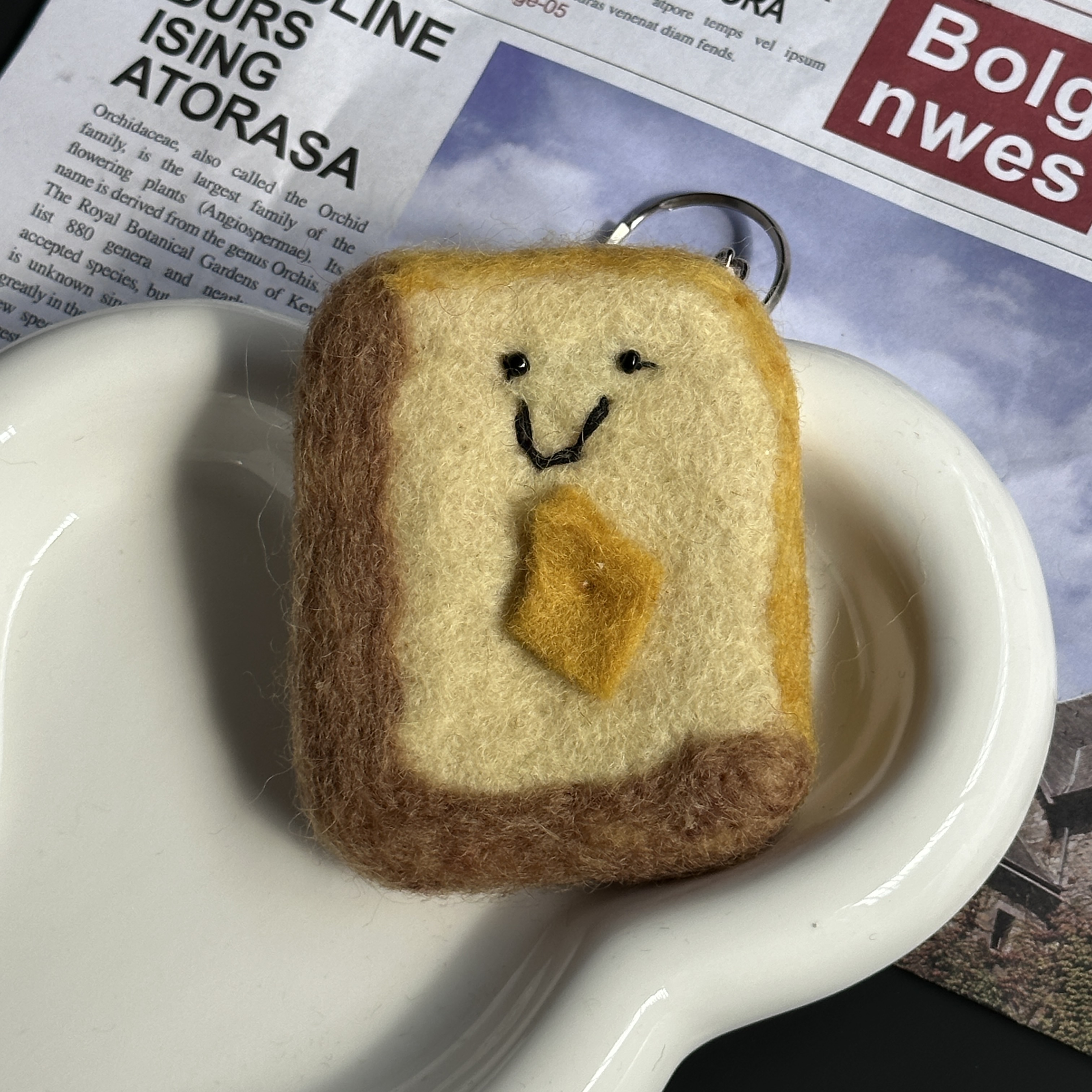 纯手工羊毛毡挂饰高颜值水果蔬菜可爱韩系miu系包挂件背包配饰详情9