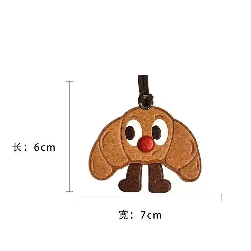 腊肠狗手绳包包挂饰合集可爱高颜值皮质挂件好寓意钥匙扣组合挂件详情27