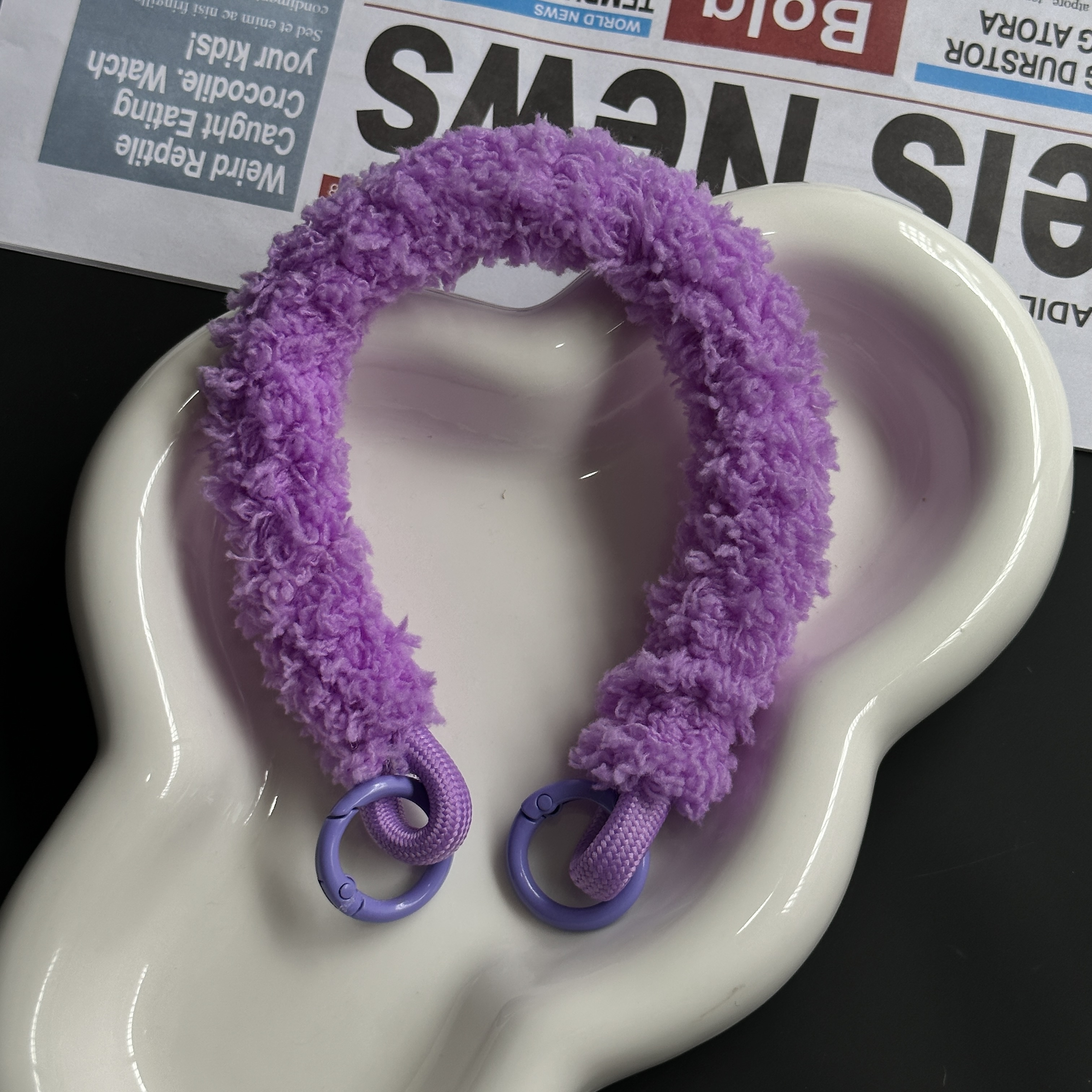 手工编织miu系包挂配饰高颜值ins挂绳挂件手机壳手挽绳钥匙扣配件详情21