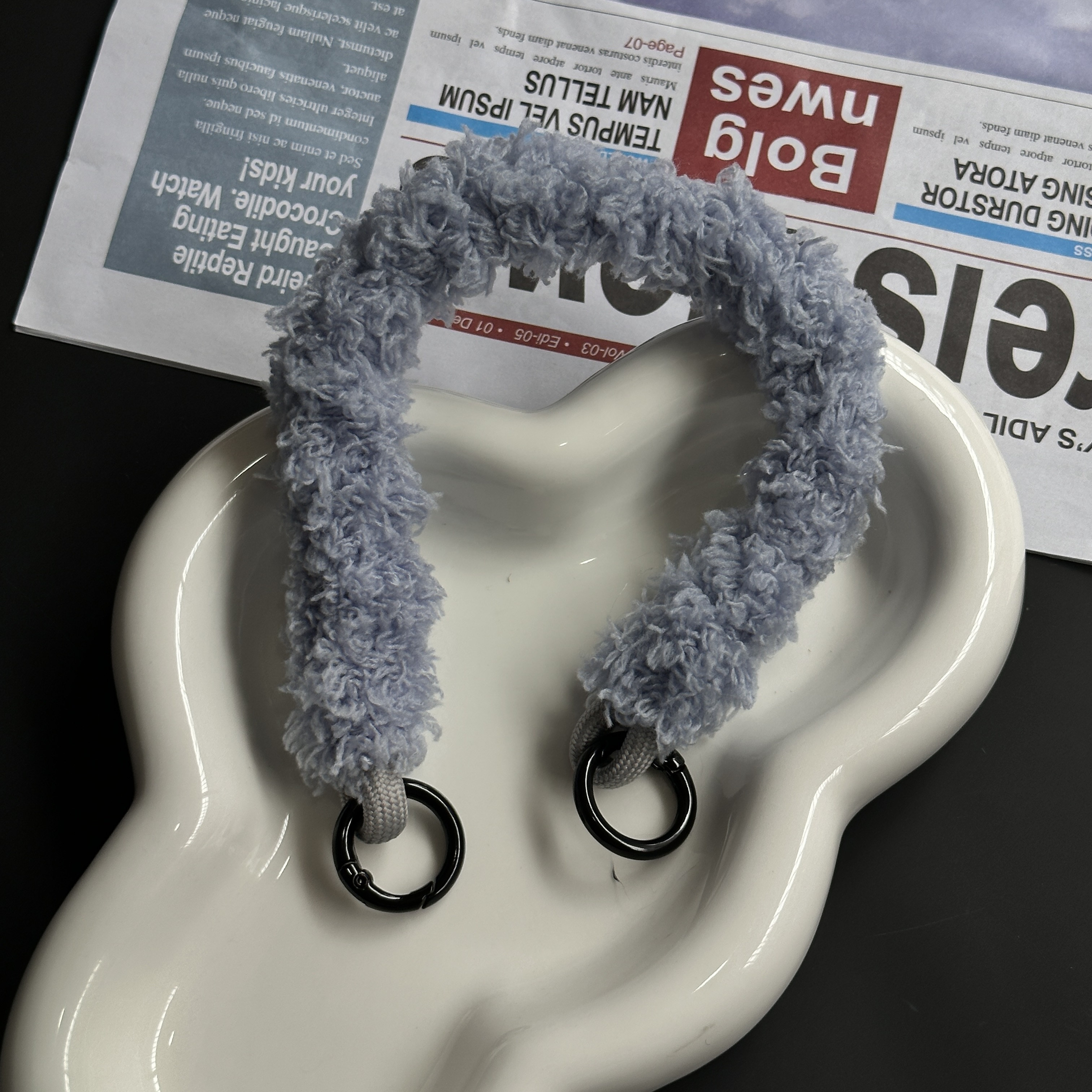 手工编织miu系包挂配饰高颜值ins挂绳挂件手机壳手挽绳钥匙扣配件详情17