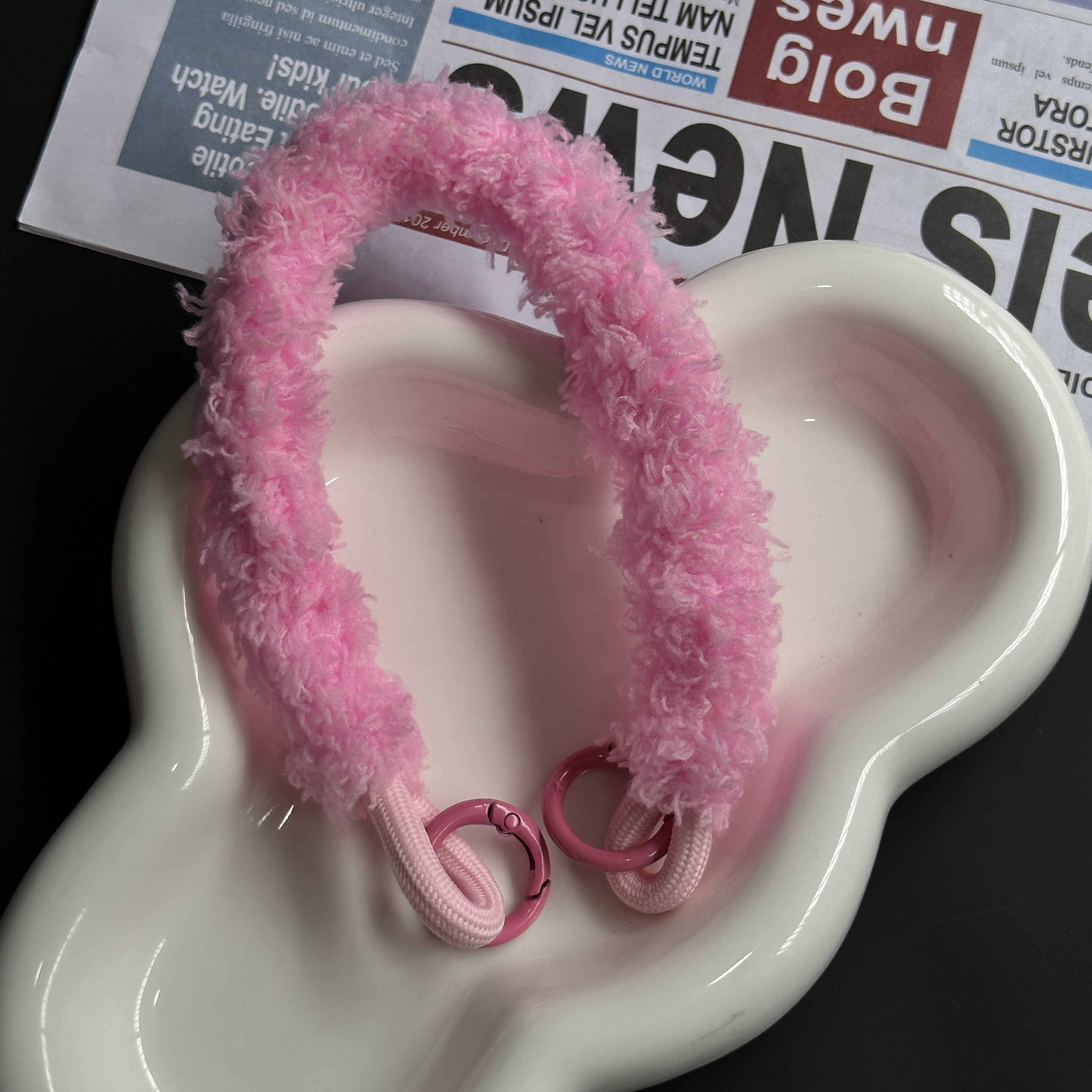 手工编织miu系包挂配饰高颜值ins挂绳挂件手机壳手挽绳钥匙扣配件详情22