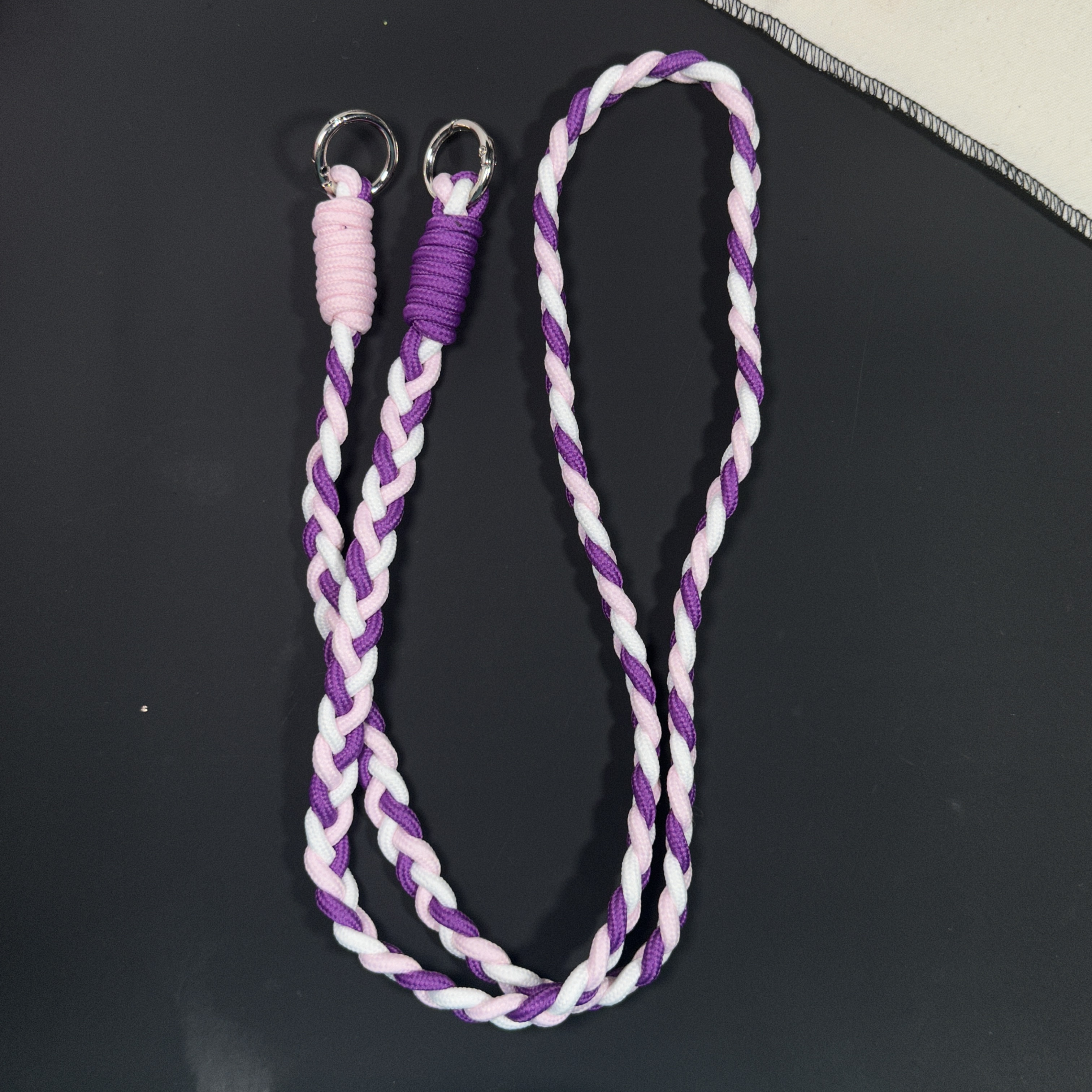 ins手机挂绳简约创意高颜值编制绳通用手机壳斜跨链通用女个性绳详情15