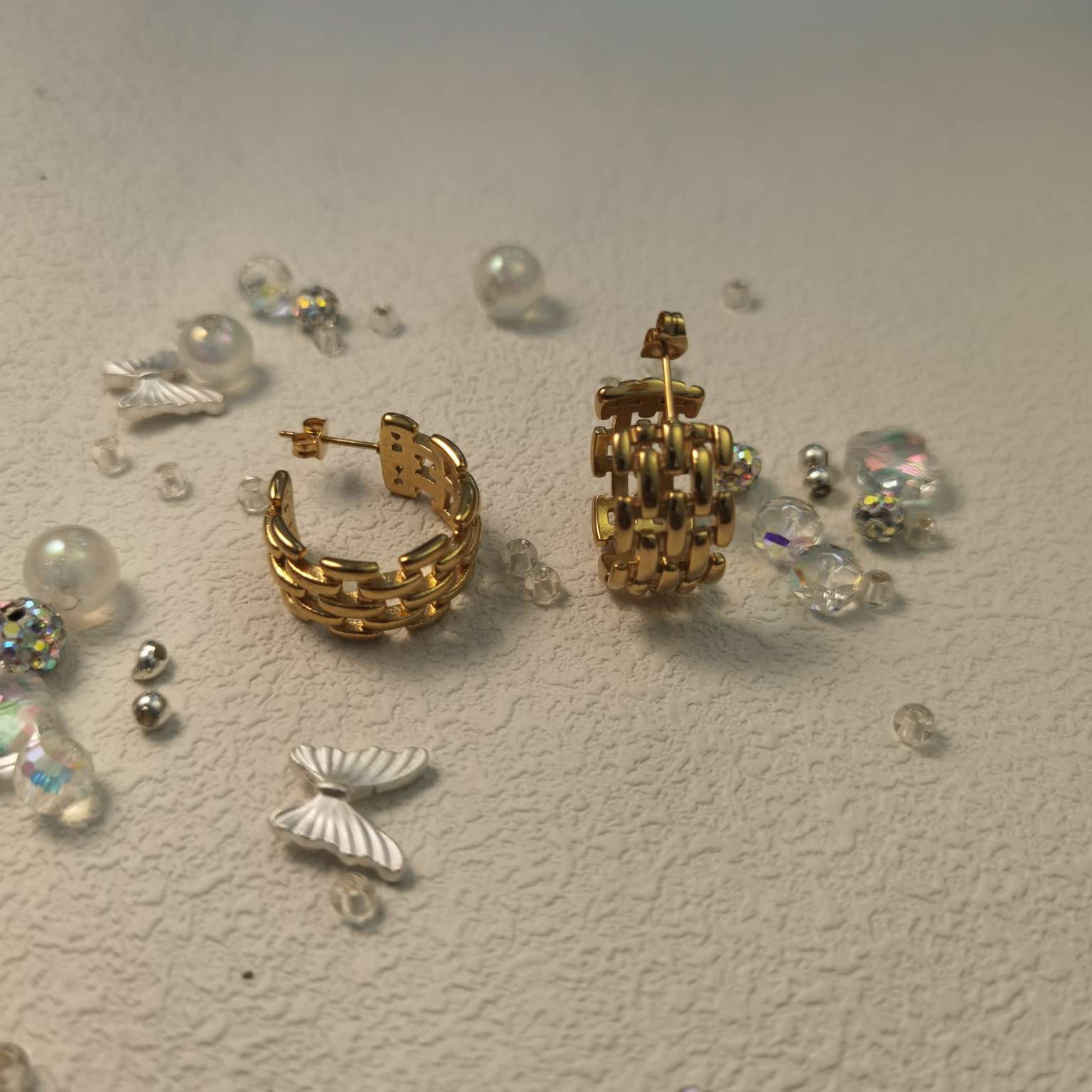 高级感复古流行耳环女2024年新款钛钢潮耳坠夏季小众耳饰网红爆款异形潮流耳钉详情图4