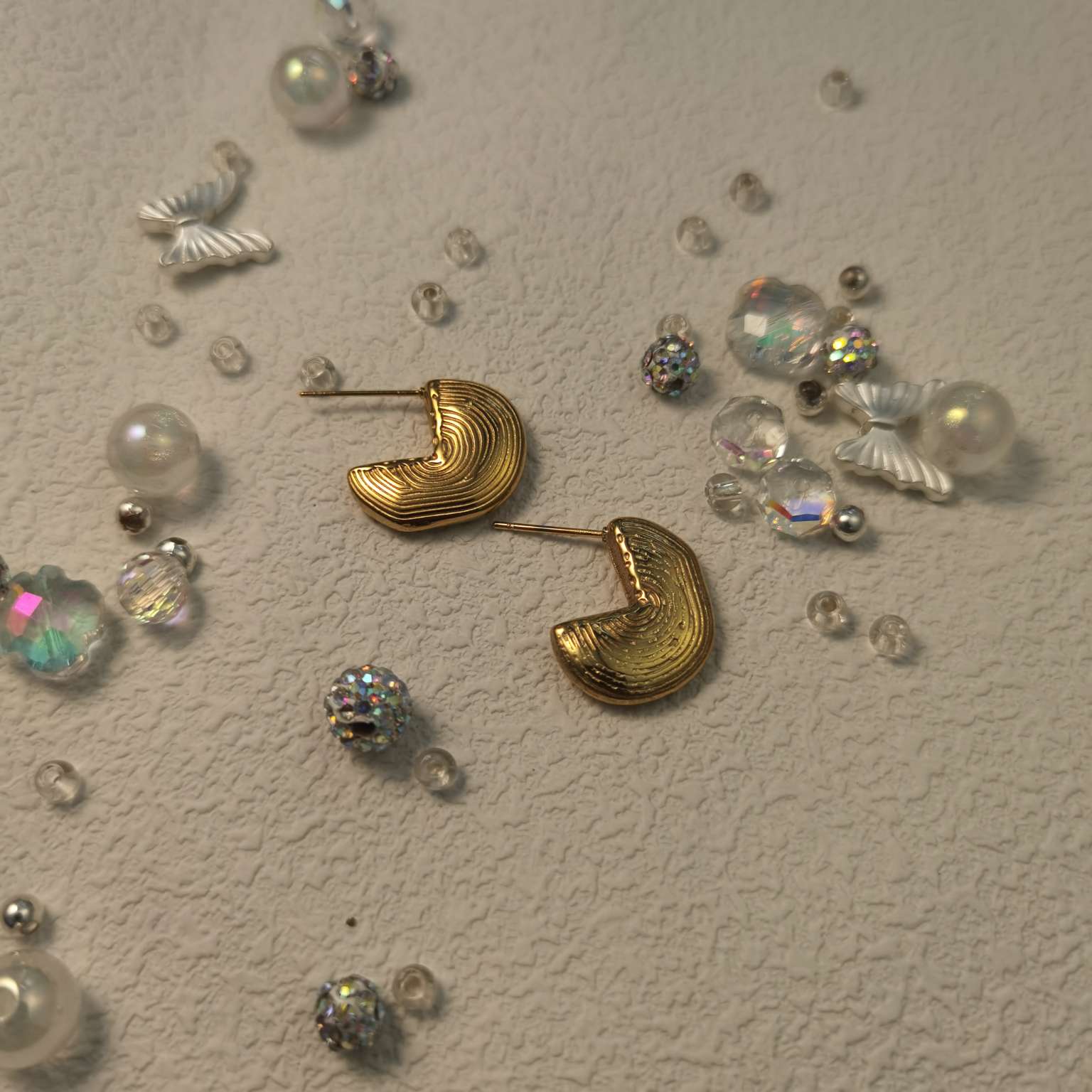 高级感复古流行耳环女2024年新款钛钢潮耳坠夏季小众耳饰网红爆款异形压铸耳钉详情图2