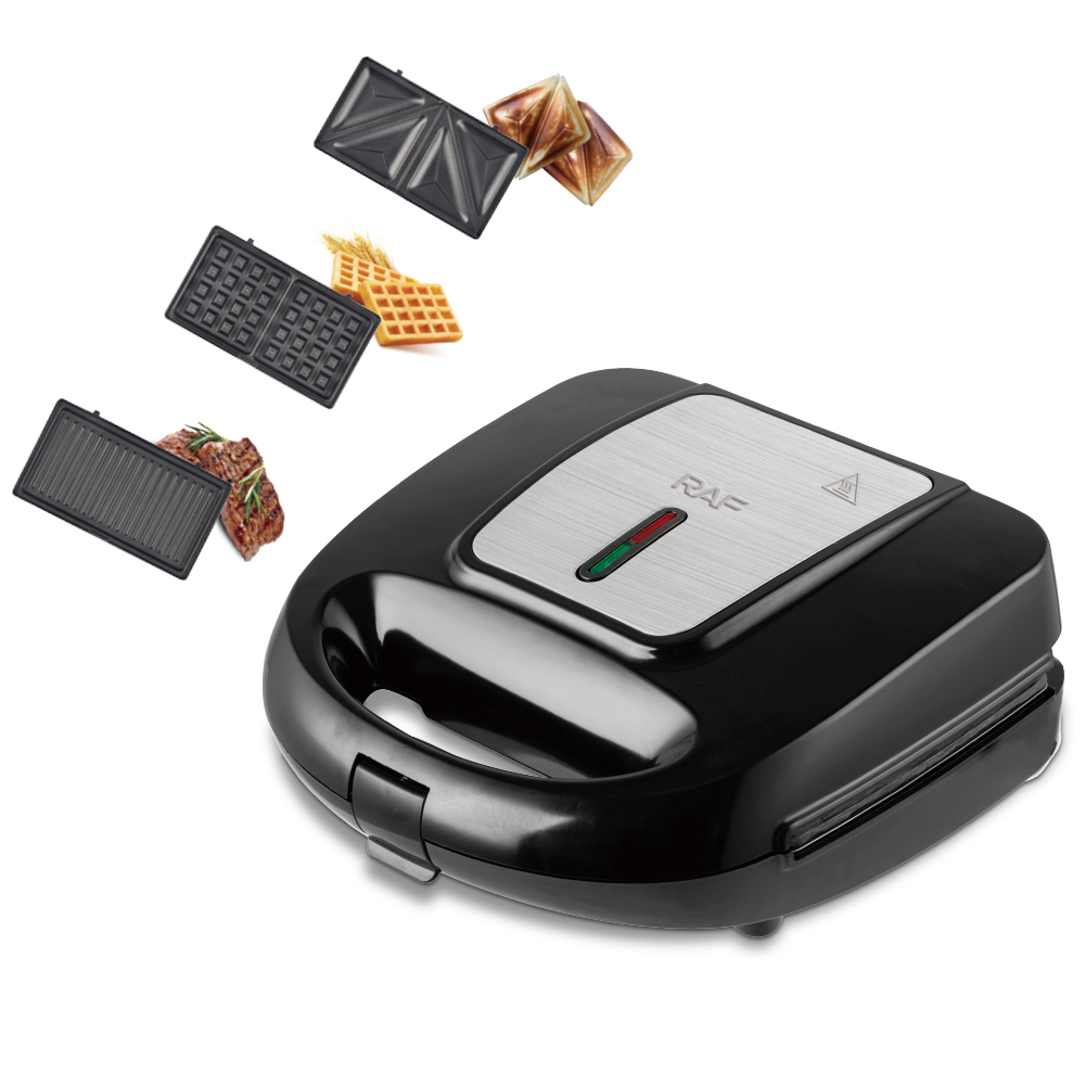 RAF. European standard cross-border multi-functional three-in-one sandwich machine, steak machine, waffle machine, breakfast machine, bread machine pic 6