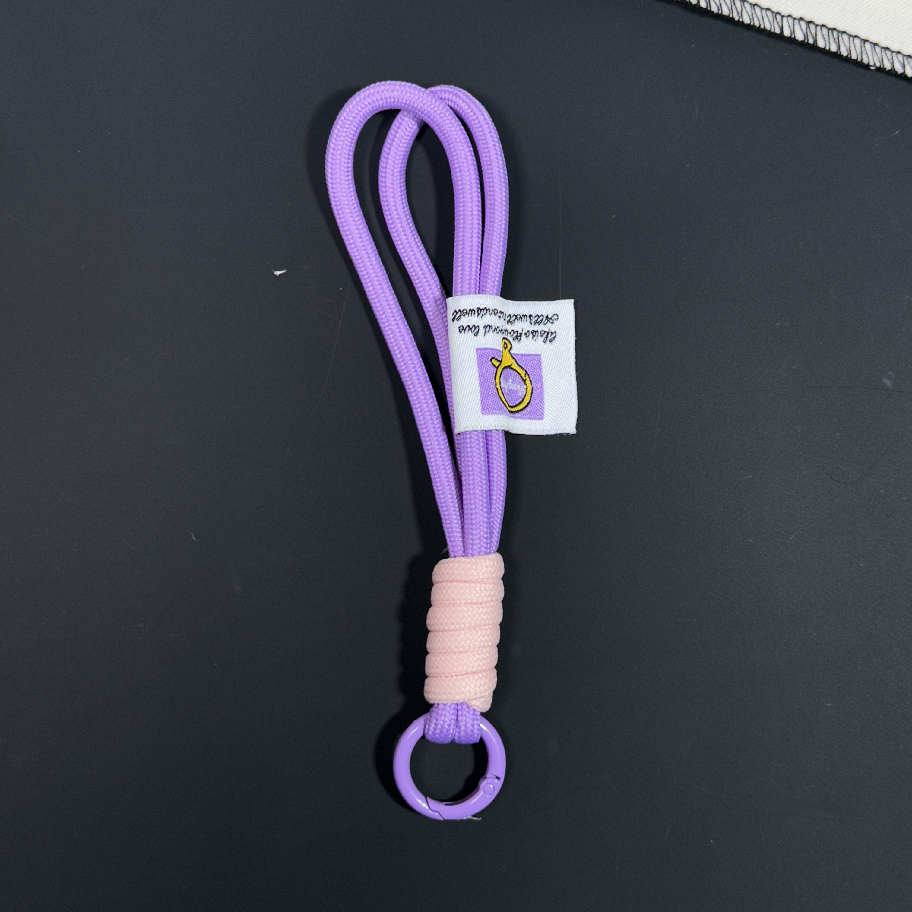 新国潮马卡龙INS风创意拼色打结防丢手机钥匙扣绳编织挂绳包挂件详情6