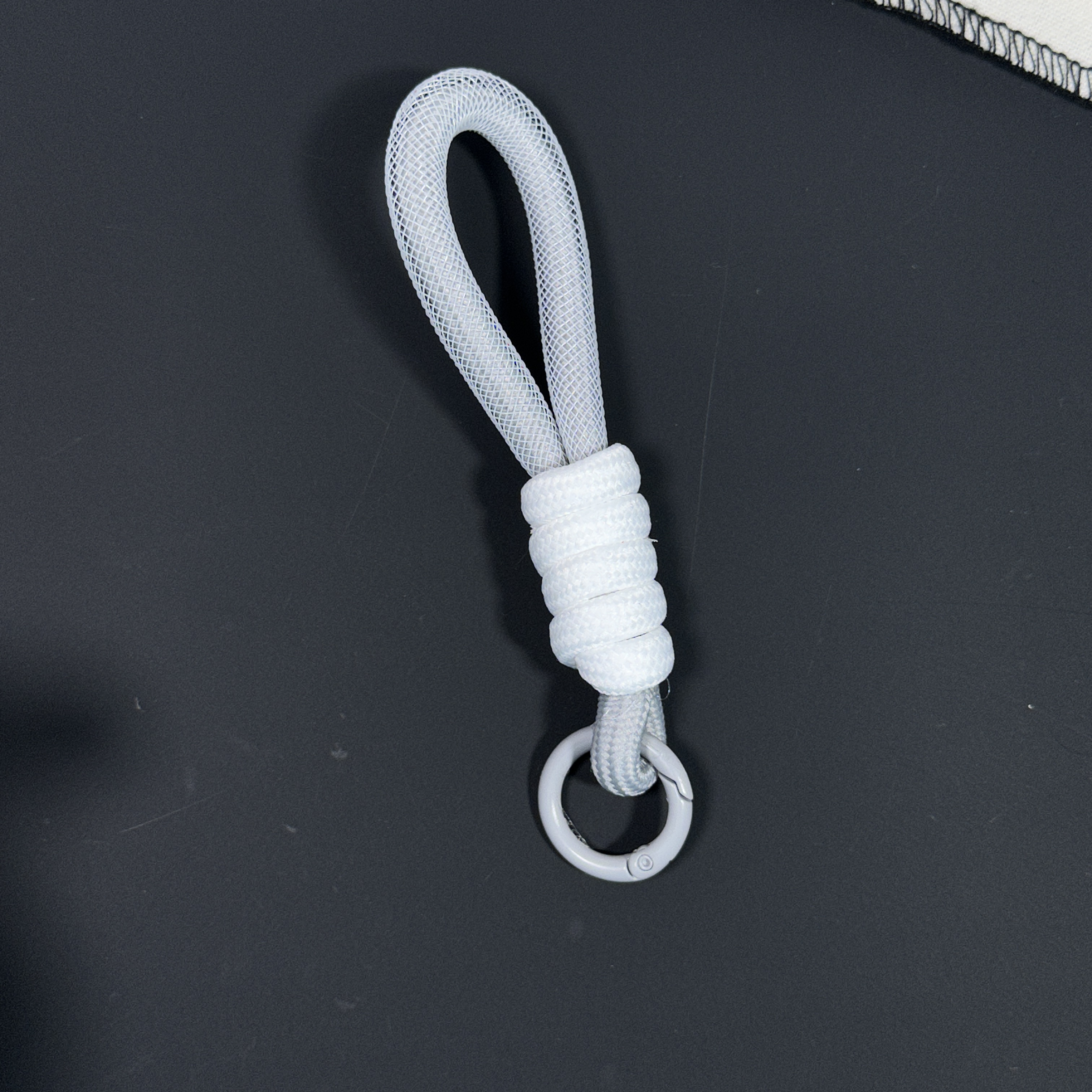 新国潮马卡龙INS风创意拼色打结防丢手机钥匙扣绳编织挂绳包挂件详情24