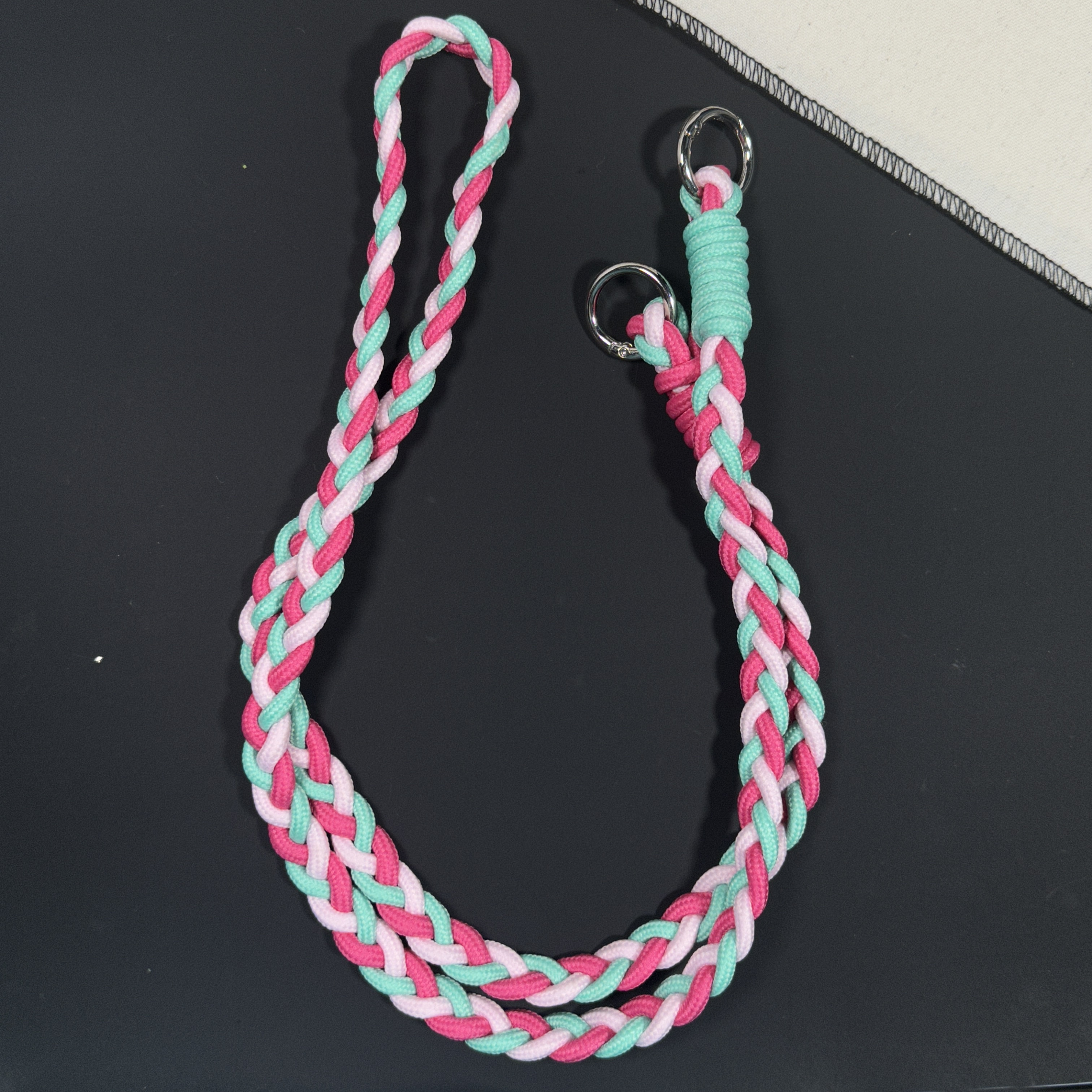 ins手机挂绳简约创意高颜值编制绳通用手机壳斜跨链通用女个性绳详情12