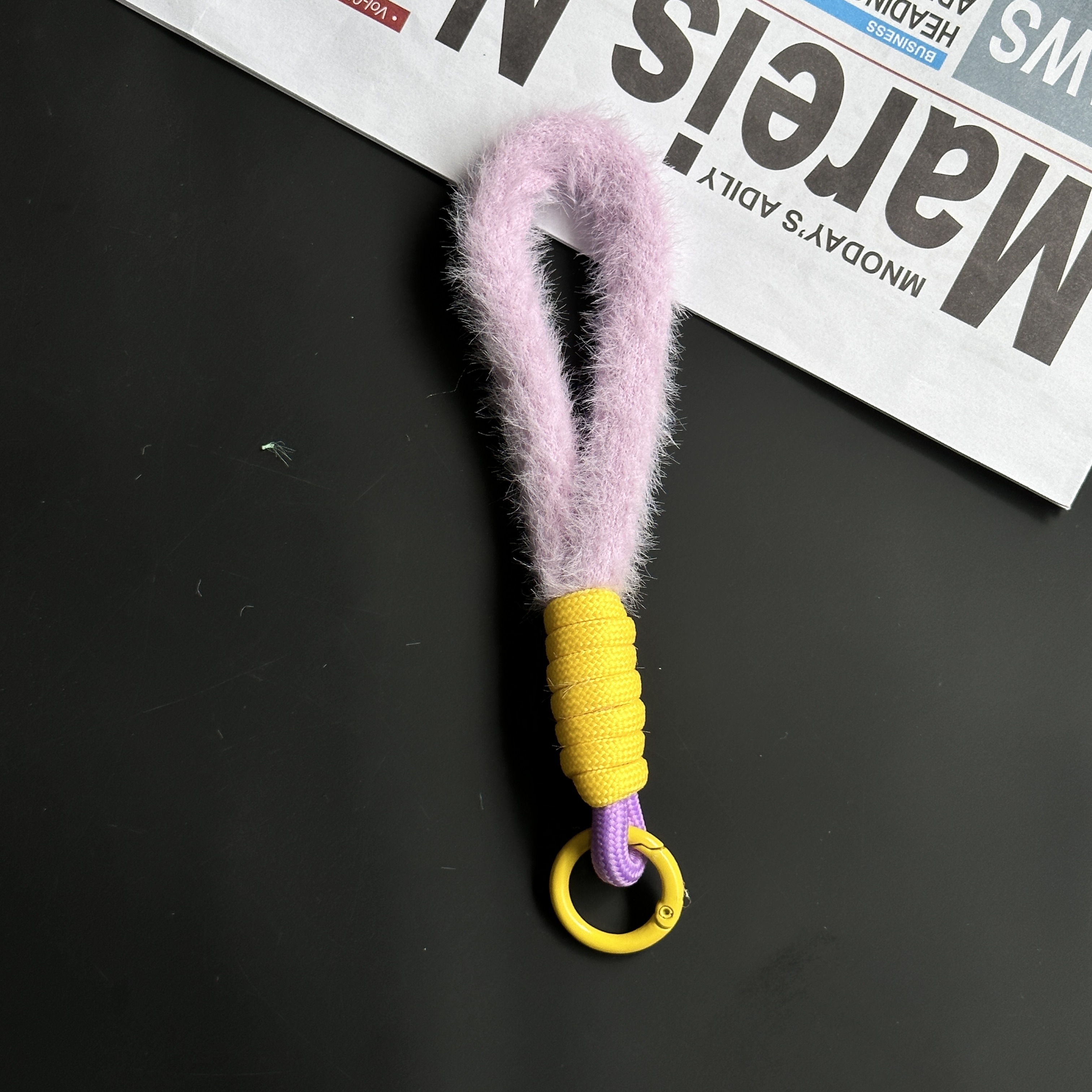 手工编织miu系包挂配饰高颜值ins挂绳挂件手机壳手挽绳钥匙扣配件详情9