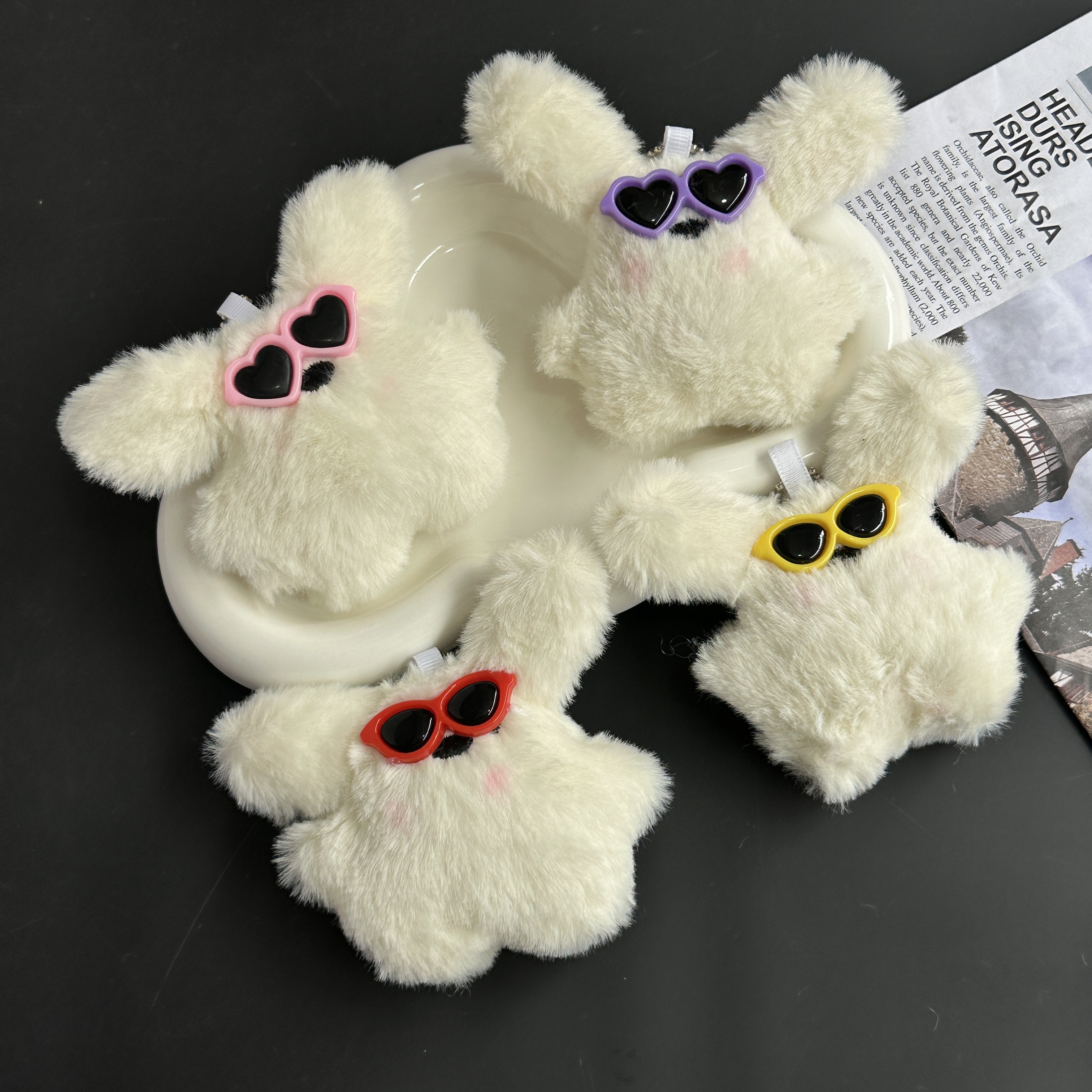 钥匙扣/流沙/毛绒挂件/拉布布/钥匙扣配件产品图