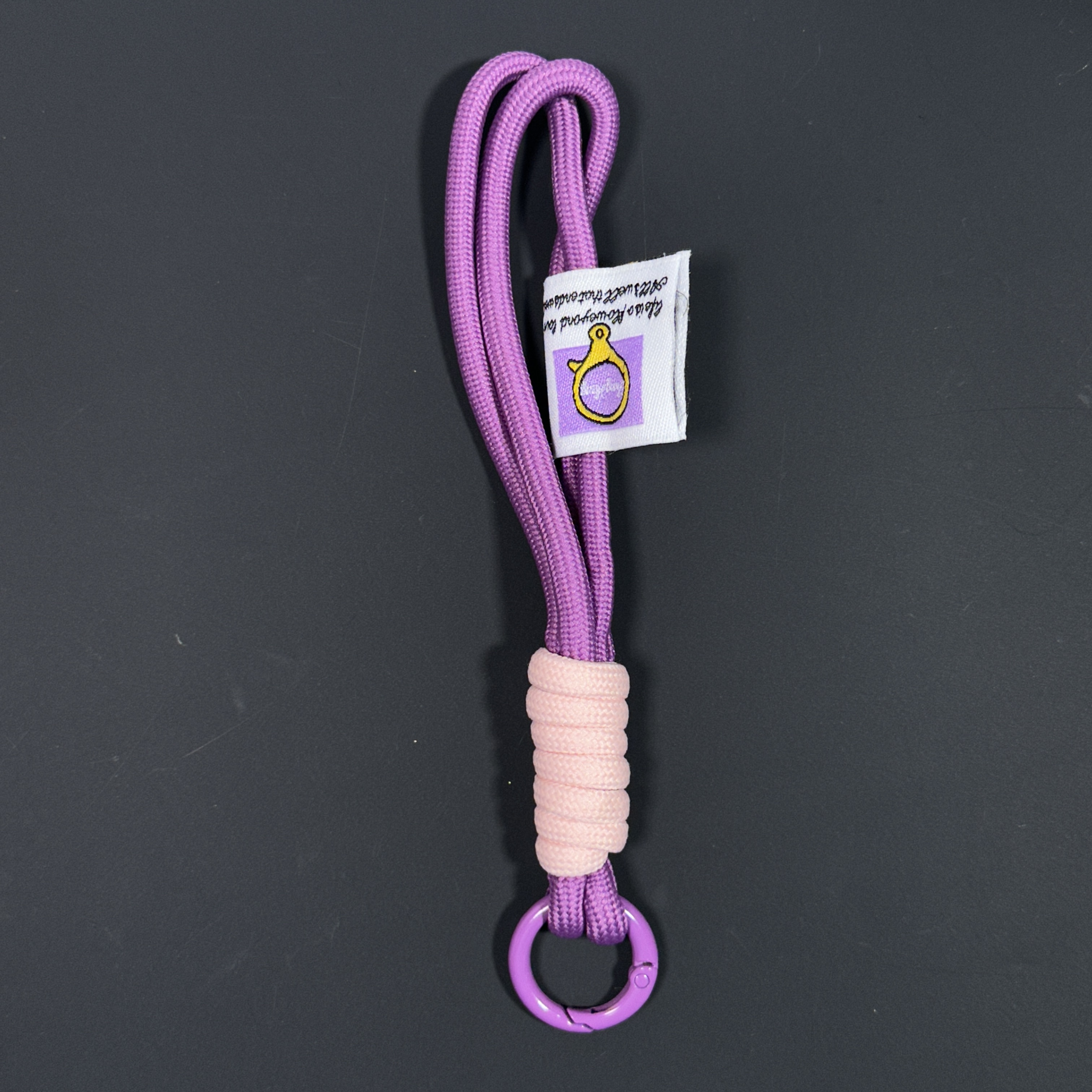 新国潮马卡龙INS风创意拼色打结防丢手机钥匙扣绳编织挂绳包挂件详情9