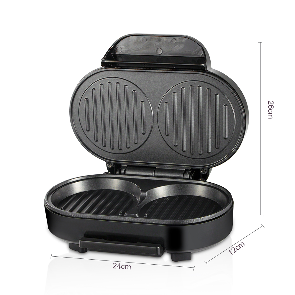 RAF European multi-functional sandwich bread machine, home frying and baking electric griddle, breakfast machine, steak machine, toaster R.253 Specification drawing