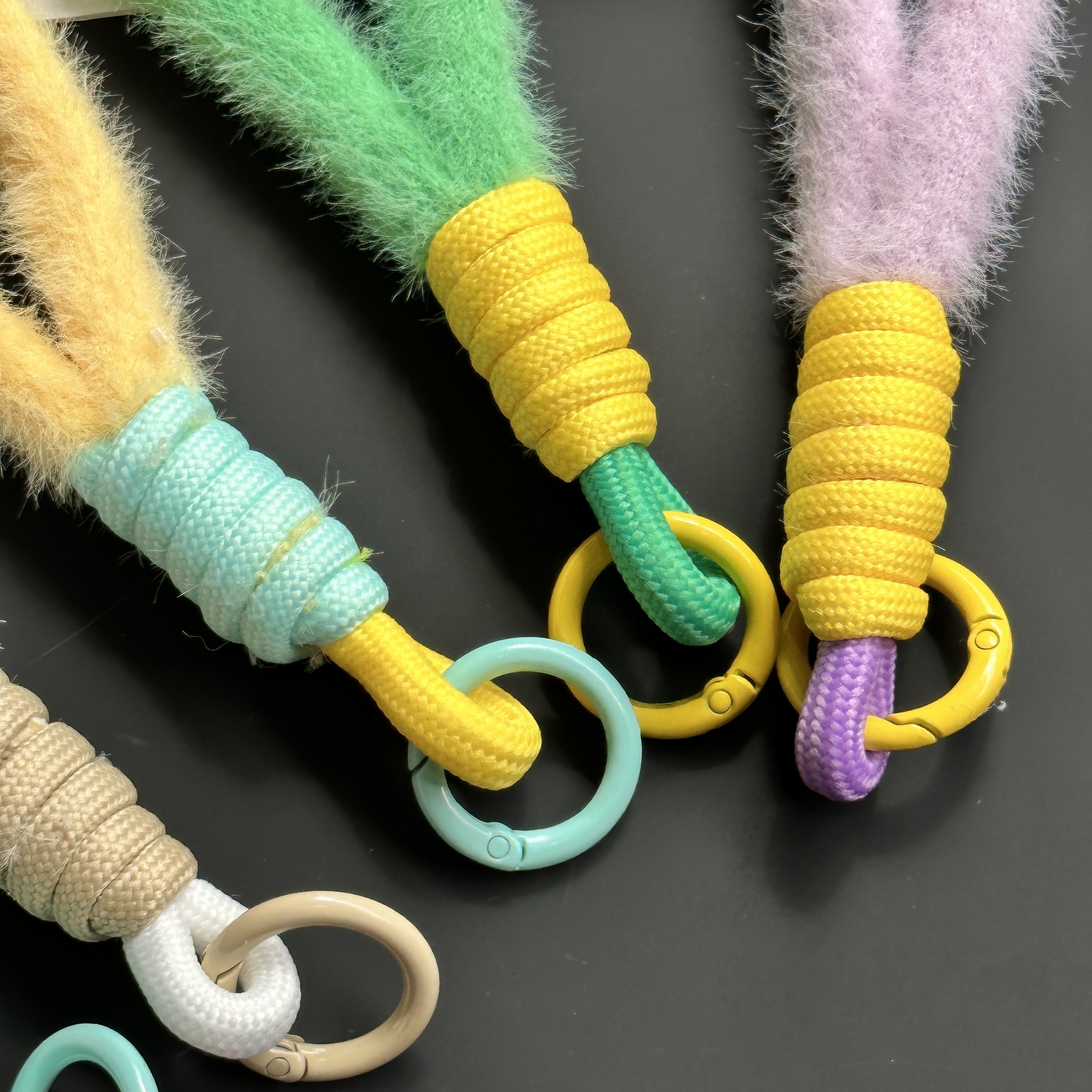 手工编织miu系包挂配饰高颜值ins挂绳挂件手机壳手挽绳钥匙扣配件详情7