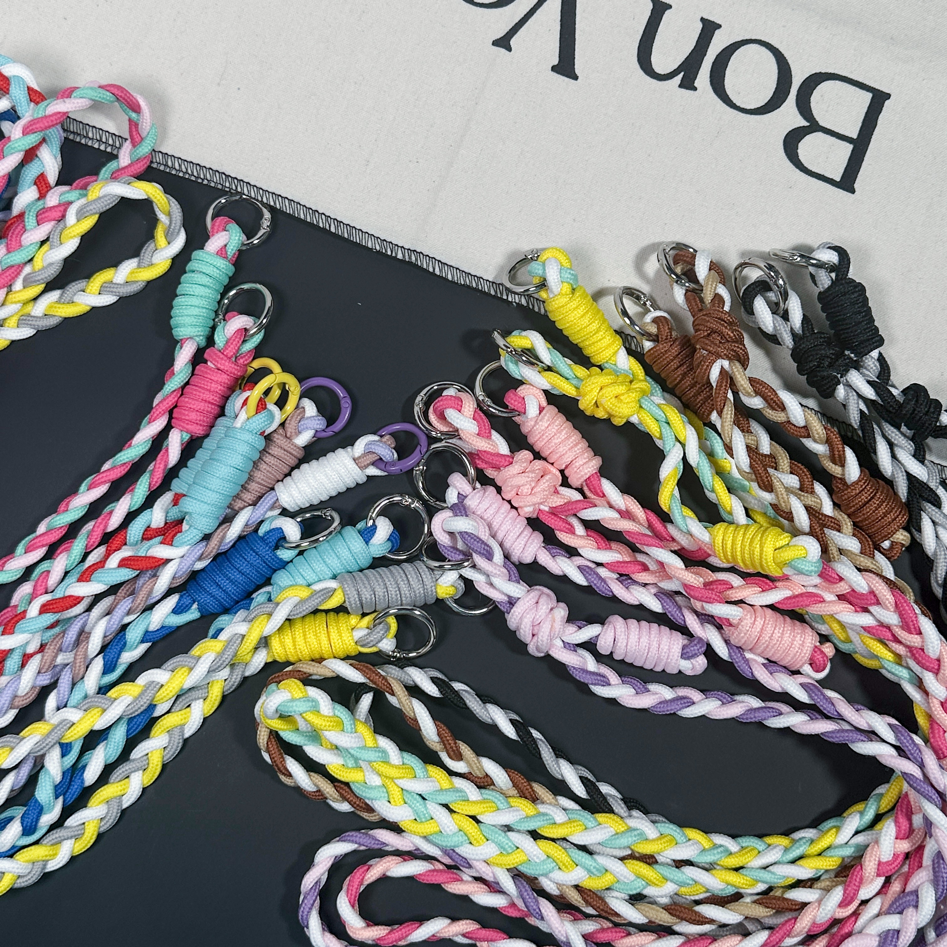 ins手机挂绳简约创意高颜值编制绳通用手机壳斜跨链通用女个性绳详情4