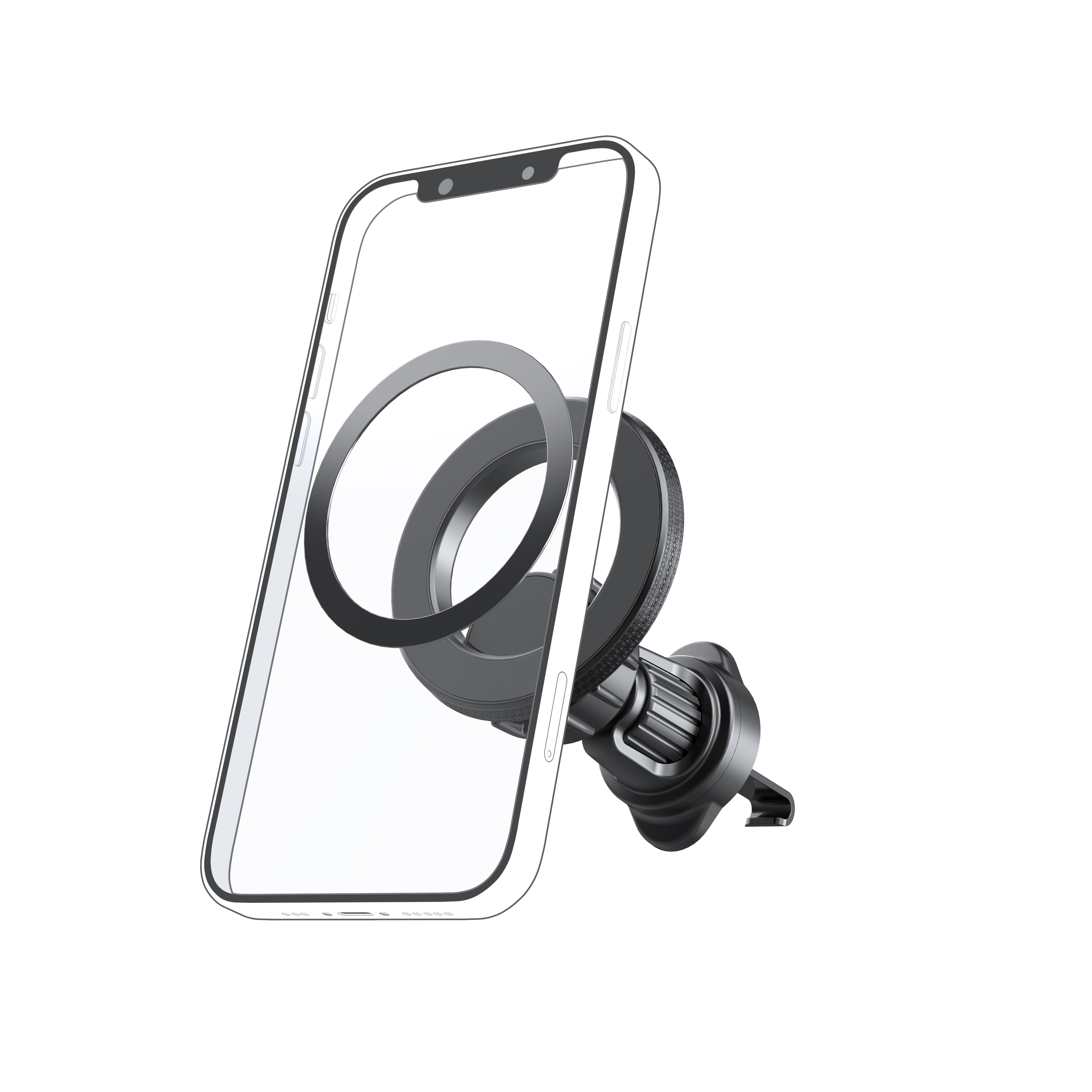 HL105车载手机支架 稳固防抖简约设计