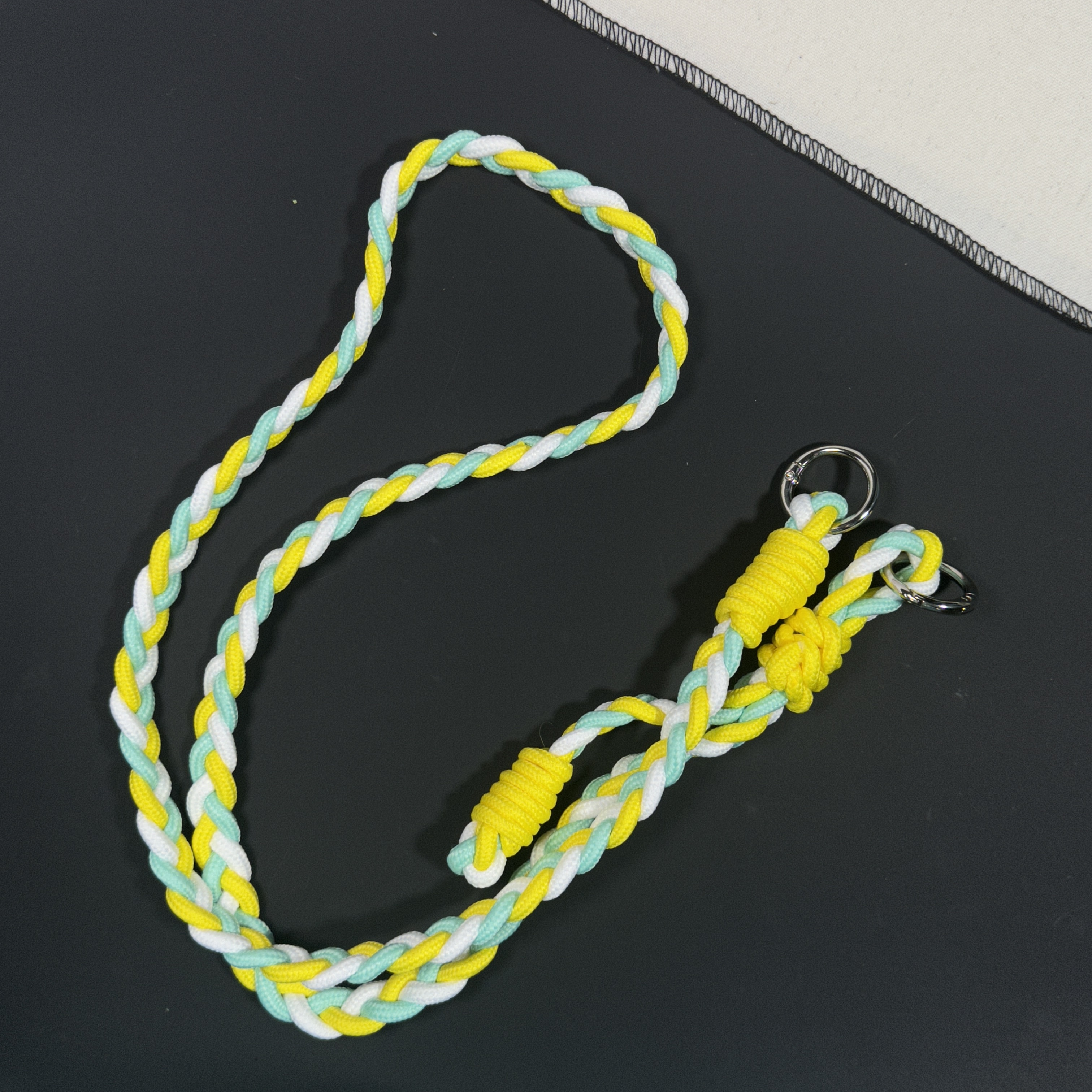 ins手机挂绳简约创意高颜值编制绳通用手机壳斜跨链通用女个性绳详情7