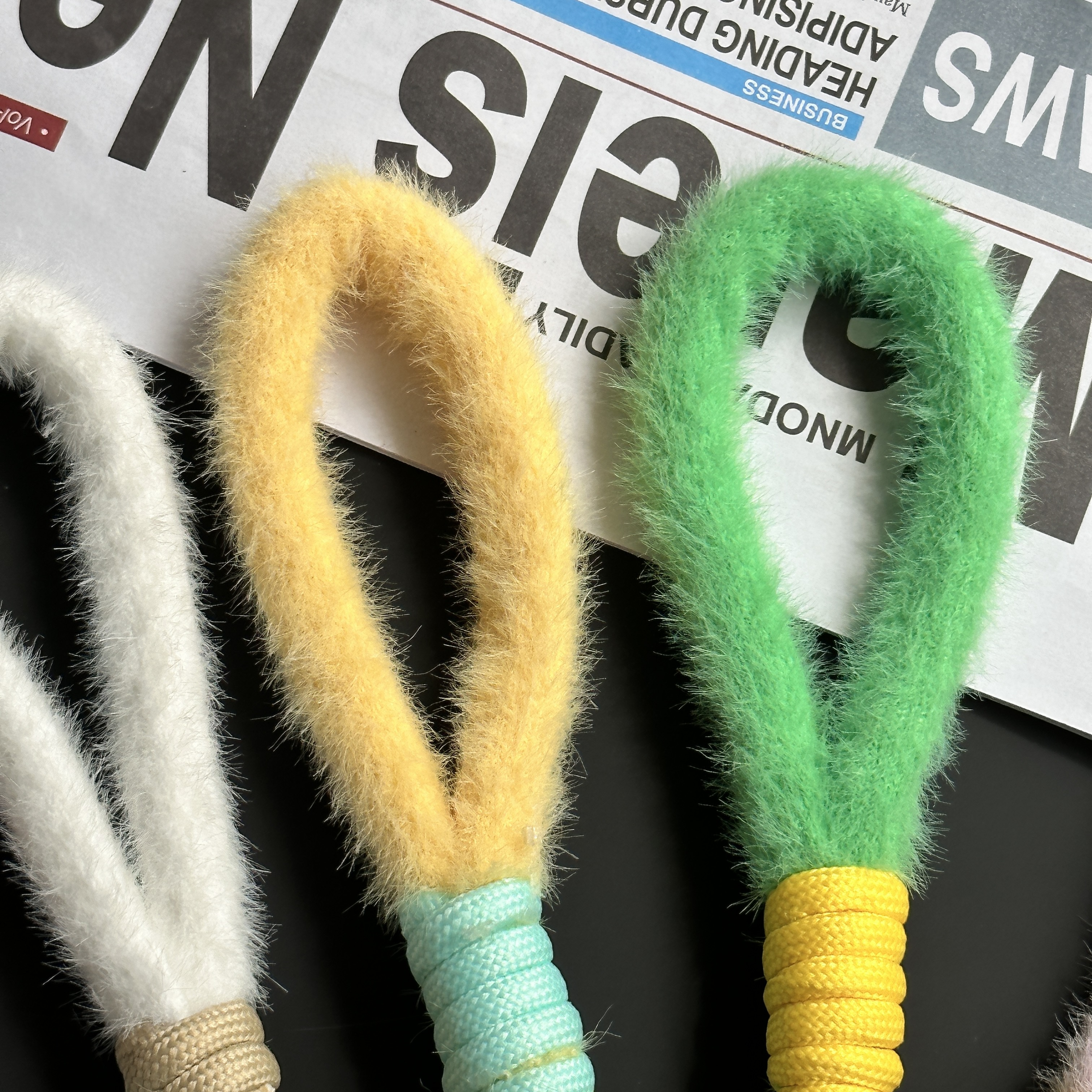 手工编织miu系包挂配饰高颜值ins挂绳挂件手机壳手挽绳钥匙扣配件详情8