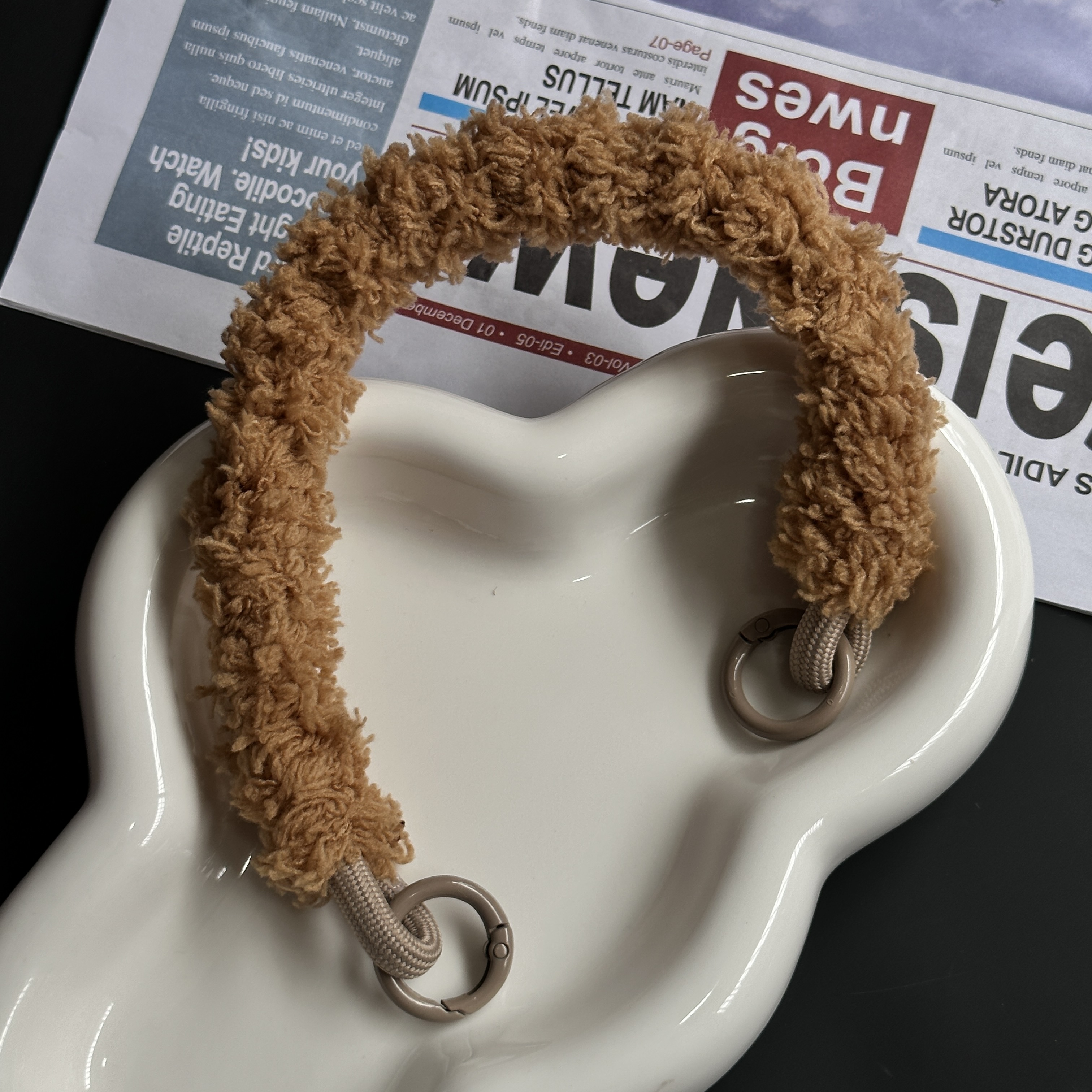 手工编织miu系包挂配饰高颜值ins挂绳挂件手机壳手挽绳钥匙扣配件详情23