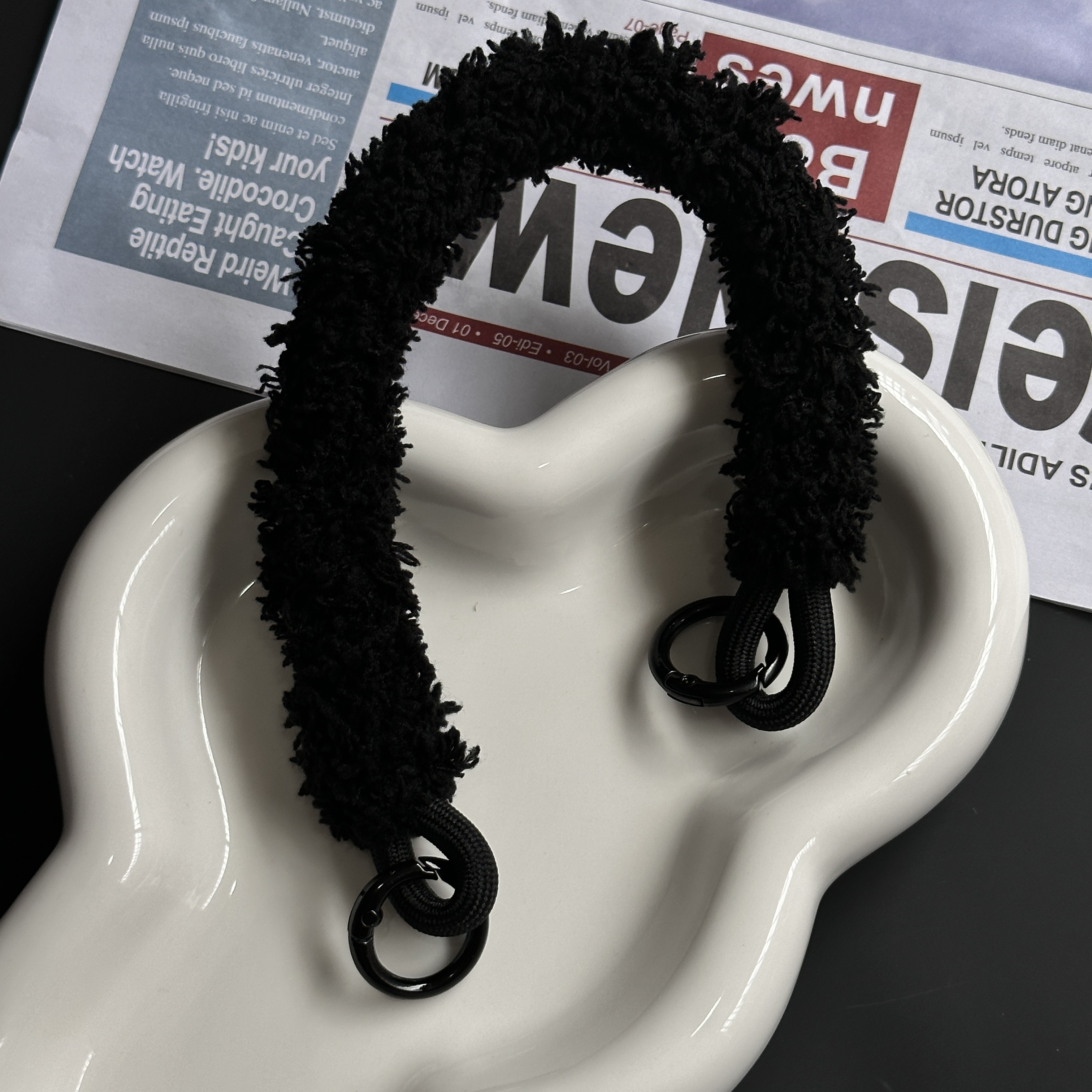 手工编织miu系包挂配饰高颜值ins挂绳挂件手机壳手挽绳钥匙扣配件详情15