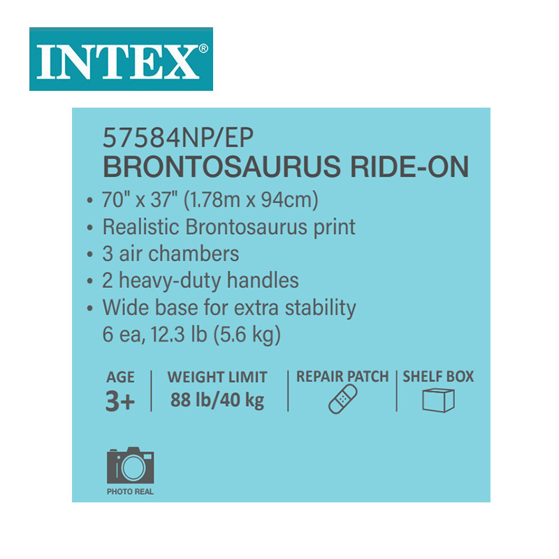 INTEX57584 Thunder Dragon Mount, adult swimming pool, water animal float, children's water inflatable toy Application Scenario