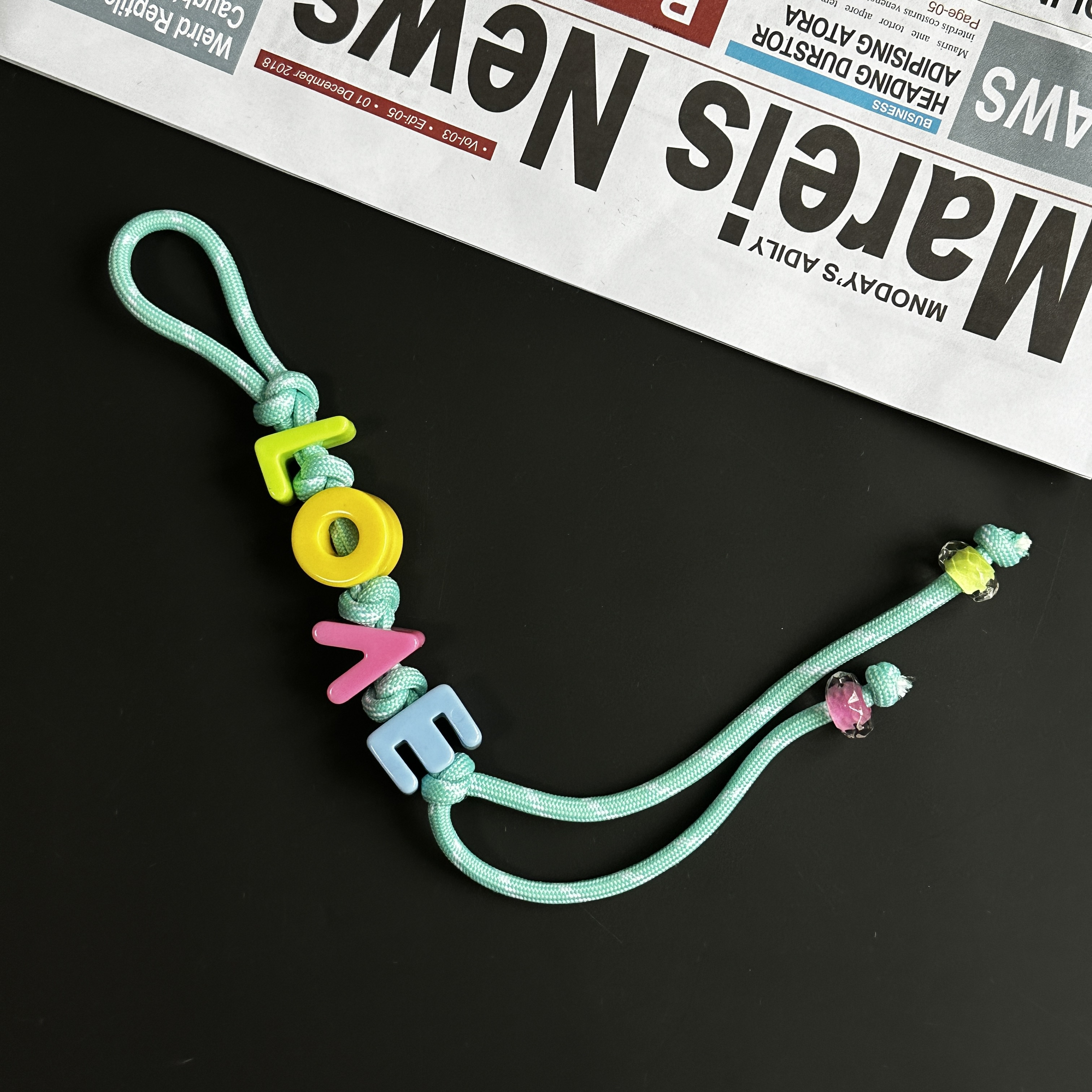 爆款手机挂绳diy手绳编织包包配饰miumiu风钥匙扣装饰挂件挂饰详情31