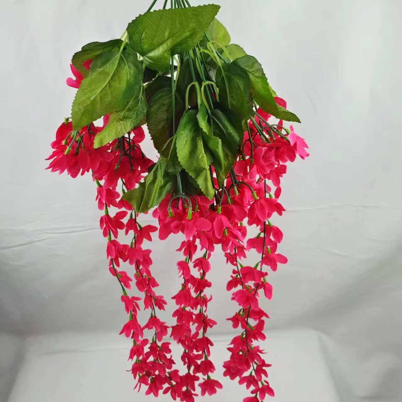 手工假花塑料花仿真花紫罗兰壁挂塑料花假花厂家直销批发室内外装饰婚庆装饰假花DIY花艺现货特价详情4