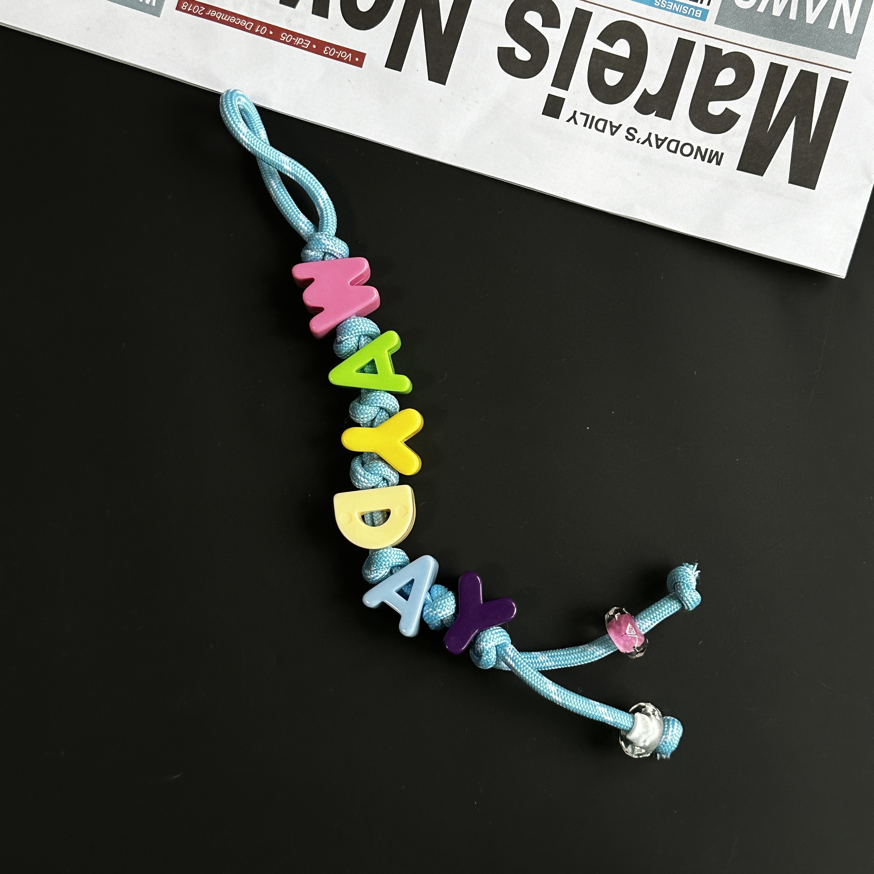 爆款手机挂绳diy手绳编织包包配饰miumiu风钥匙扣装饰挂件挂饰详情37