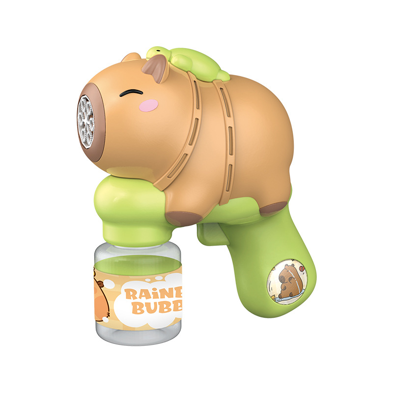 卡皮巴拉泡泡枪 卡皮巴拉玩具 capybara 泡泡机玩具 JUGUETES产品图