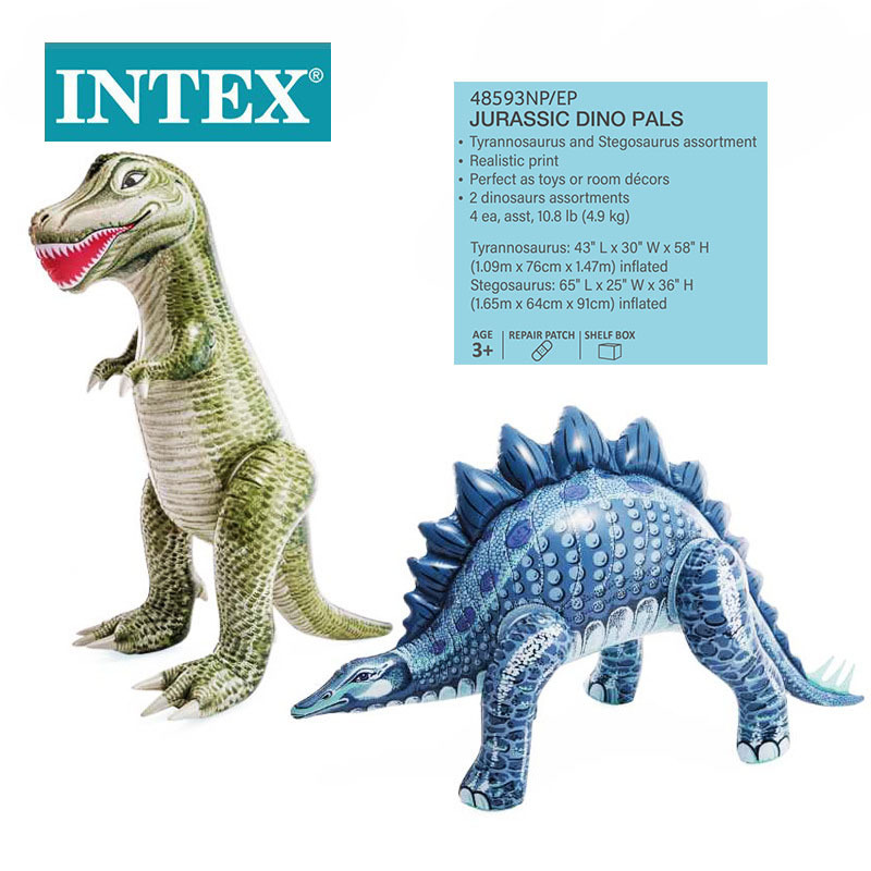 INTEX 48593 New inflatable dinosaur model Tyrannosaurus rex Vertebrate model Application Scenario