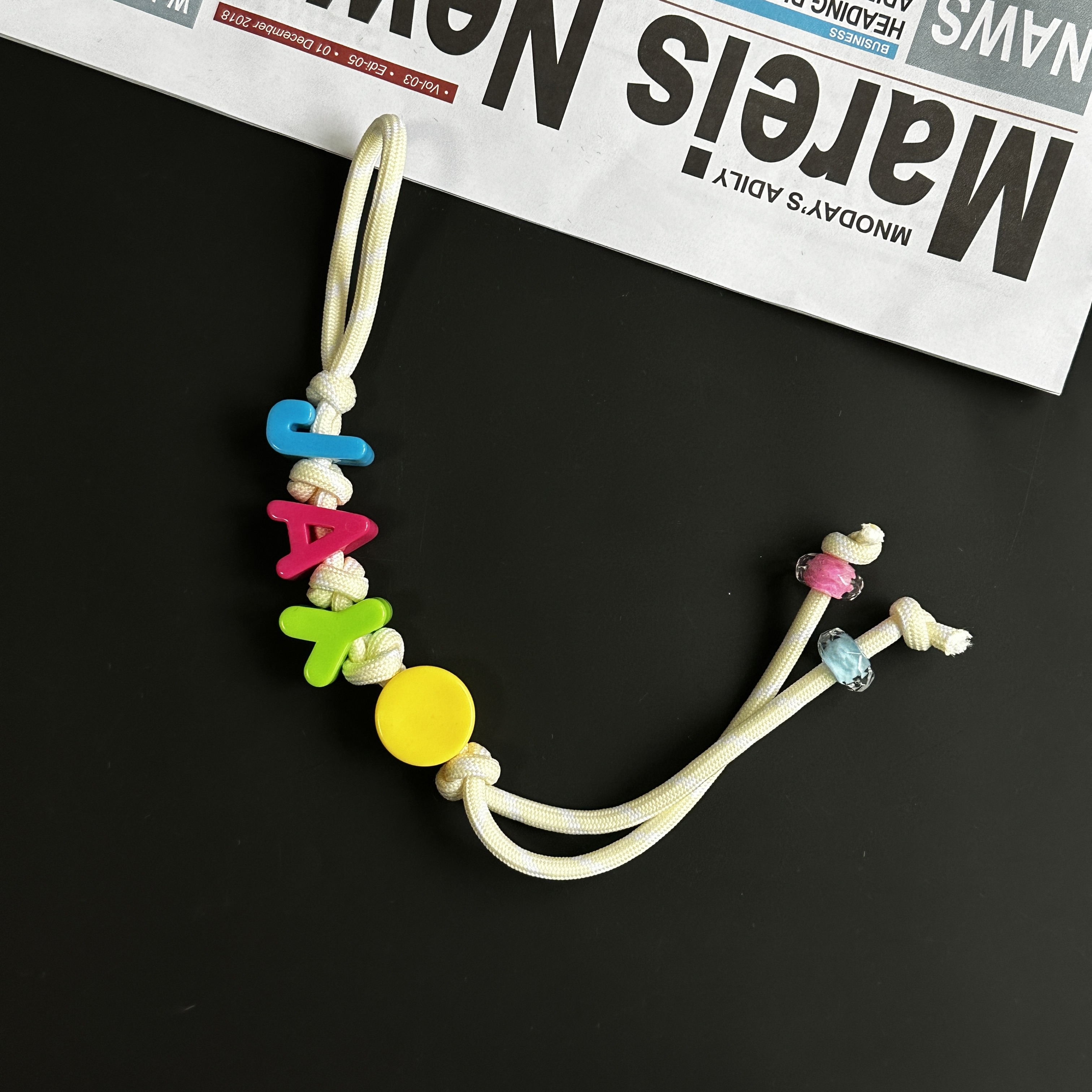 爆款手机挂绳diy手绳编织包包配饰miumiu风钥匙扣装饰挂件挂饰详情32