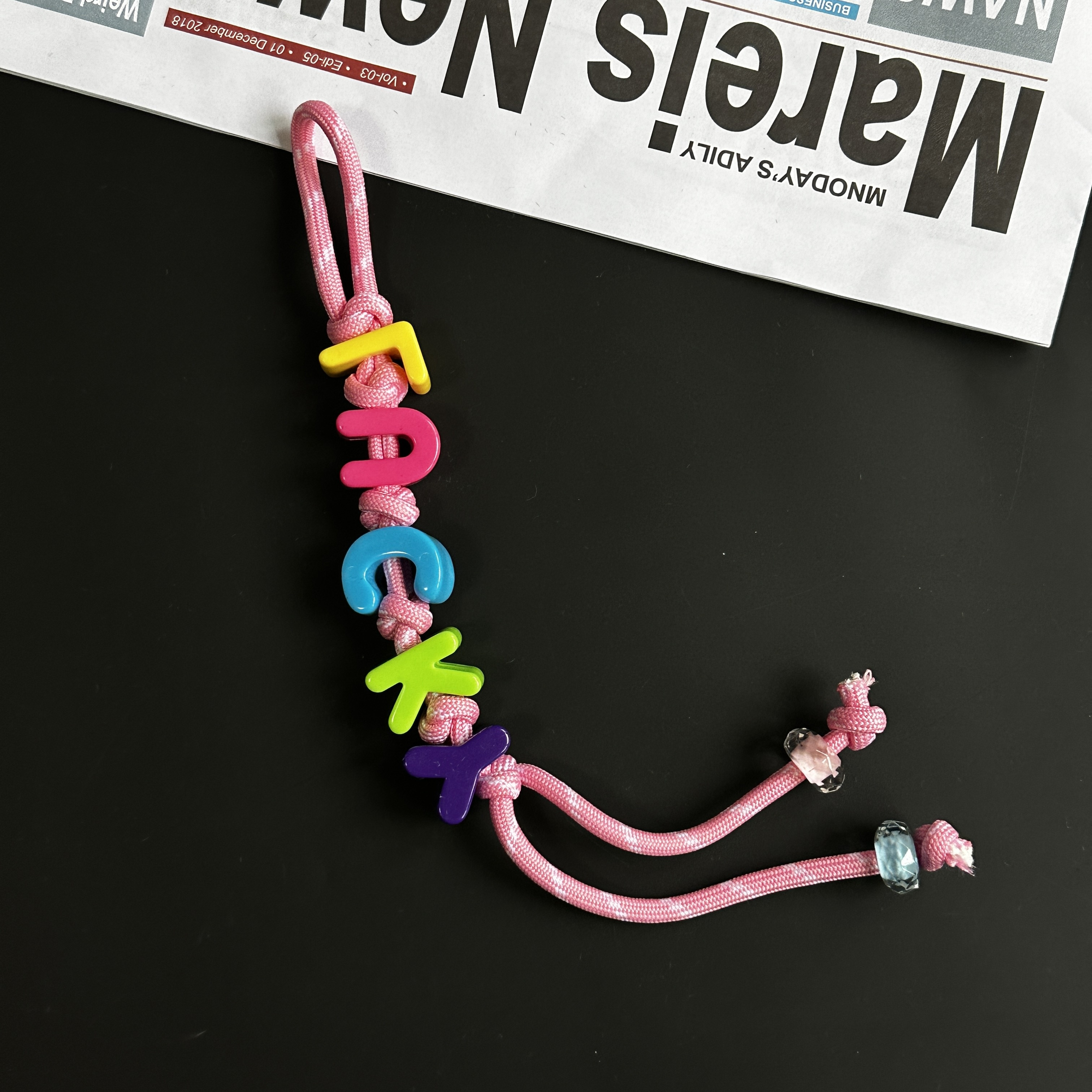 爆款手机挂绳diy手绳编织包包配饰miumiu风钥匙扣装饰挂件挂饰详情38