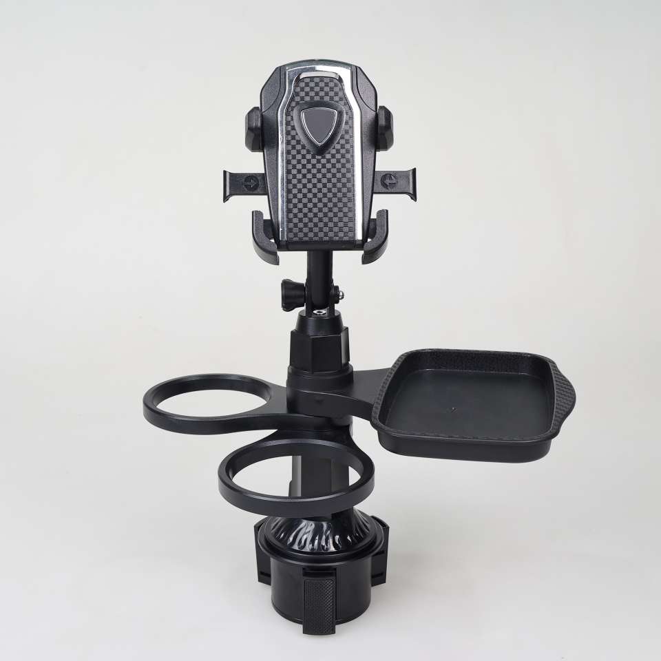 车载手机支架托盘餐盘多功能置物小餐桌 车用饮料咖啡汉堡水杯架 详情图2