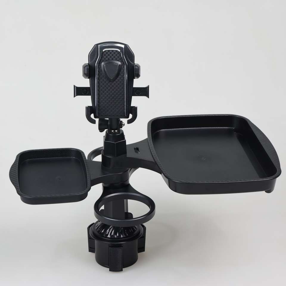 车载手机支架托盘餐盘多功能置物小餐桌 车用饮料咖啡汉堡水杯架 详情图8