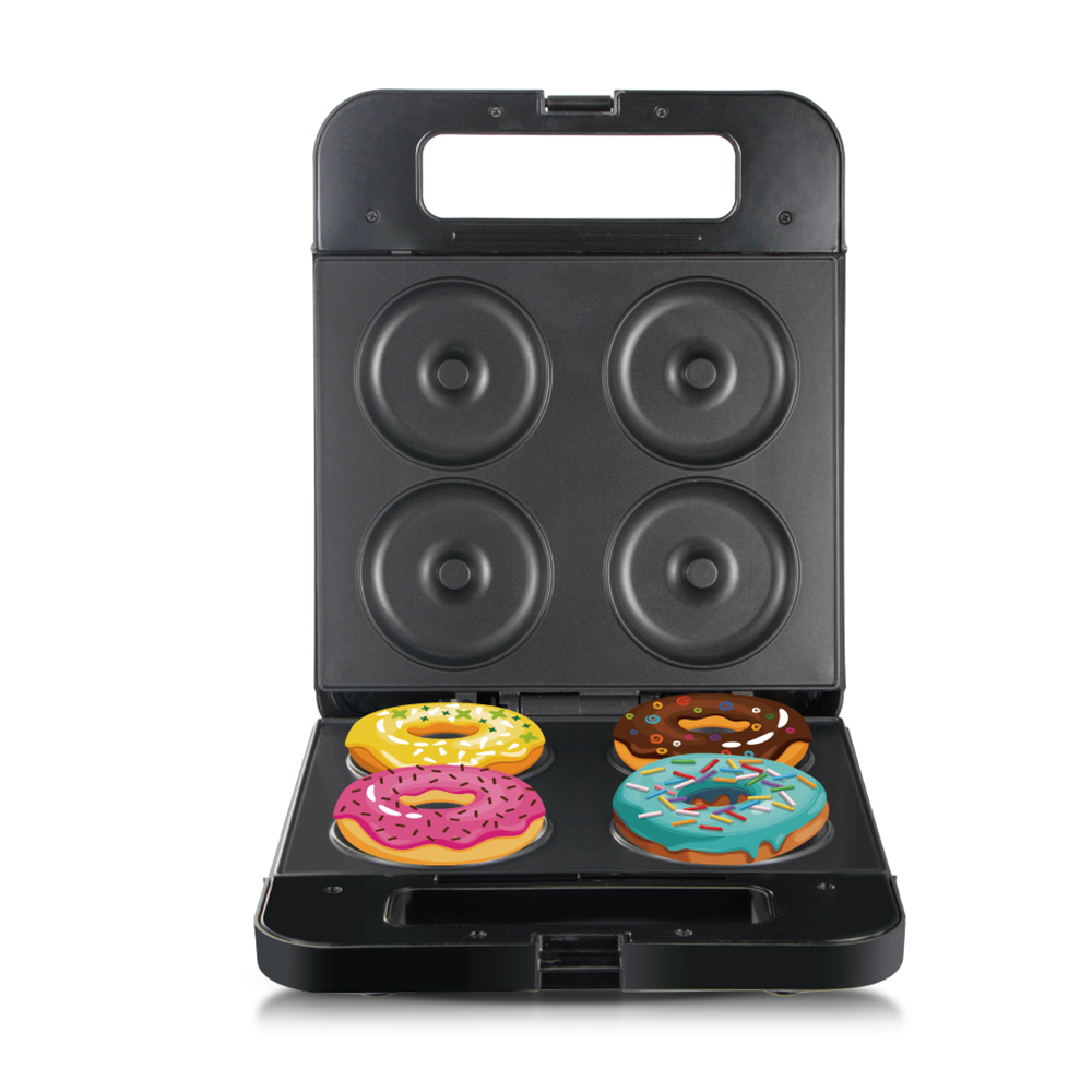 RAF欧规跨境家用早餐机甜甜圈机华夫饼机全自动双面加热电饼铛详情5