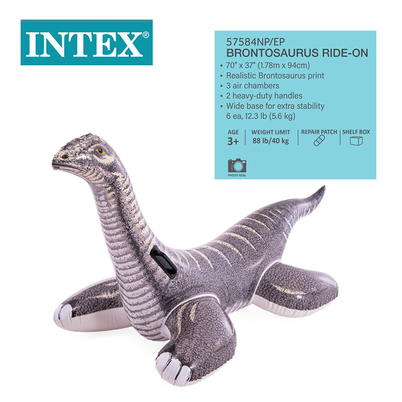 INTEX57584 Thunder Dragon Mount, adult swimming pool, water animal float, children's water inflatable toy Specification image