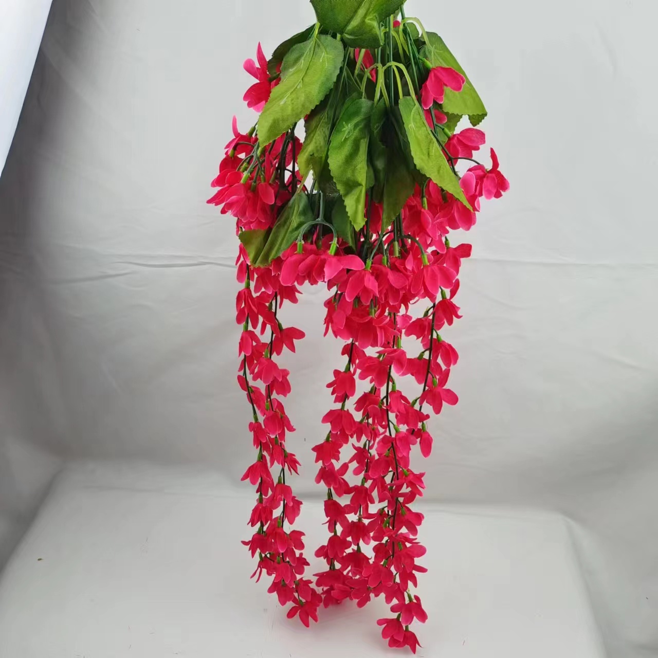 手工假花塑料花仿真花紫罗兰壁挂塑料花假花厂家直销批发室内外装饰婚庆装饰假花DIY花艺现货特价详情5