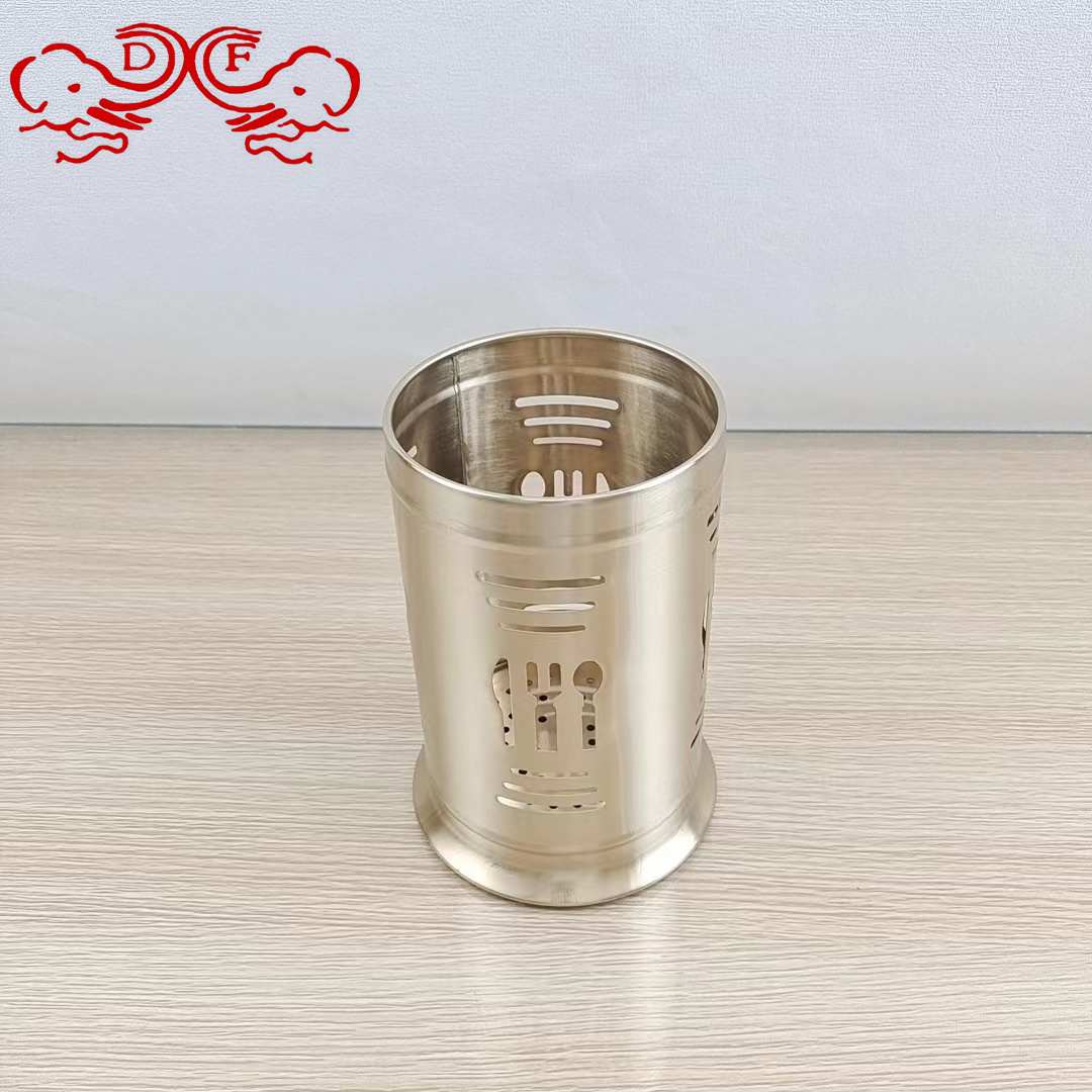 DF99383 Stainless steel chopsticks Container Barbecue Store Container tableware Chopsticks container Chopsticks stand soup spoon container DF TRADINGHOUSE Specification drawing