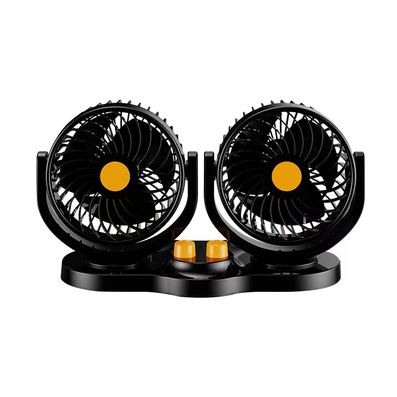 车载风扇强风车用双头12V24V大货车小空调制冷强力车内风扇详情6