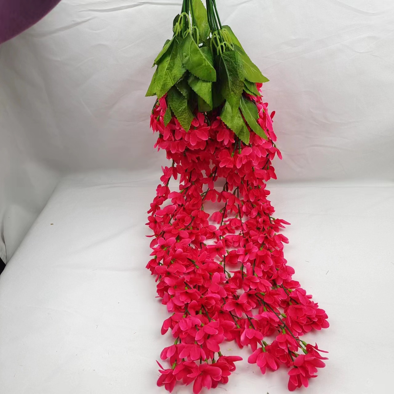 手工假花塑料花仿真花紫罗兰壁挂塑料花假花厂家直销批发室内外装饰婚庆装饰假花DIY花艺现货特价详情6