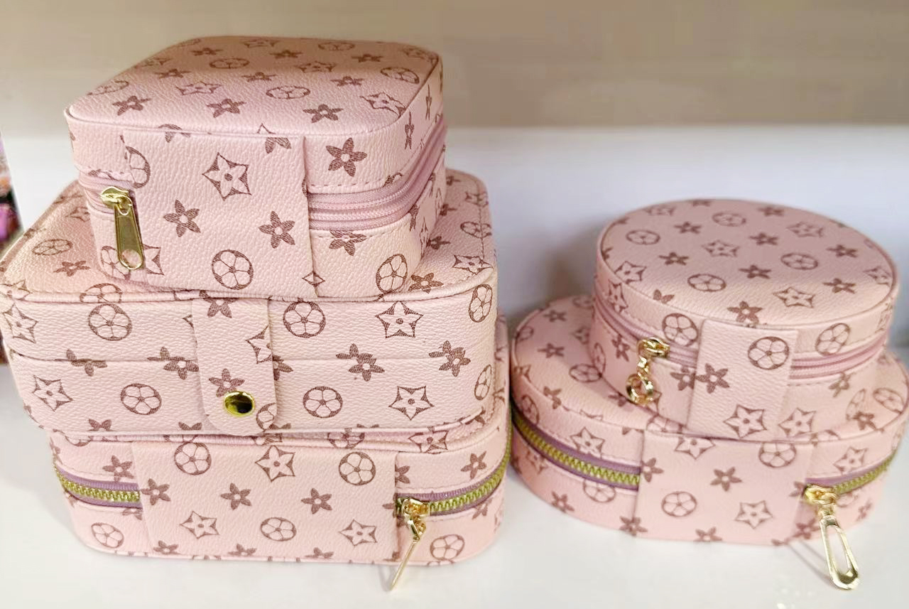 便携首饰盒软木首饰盒图