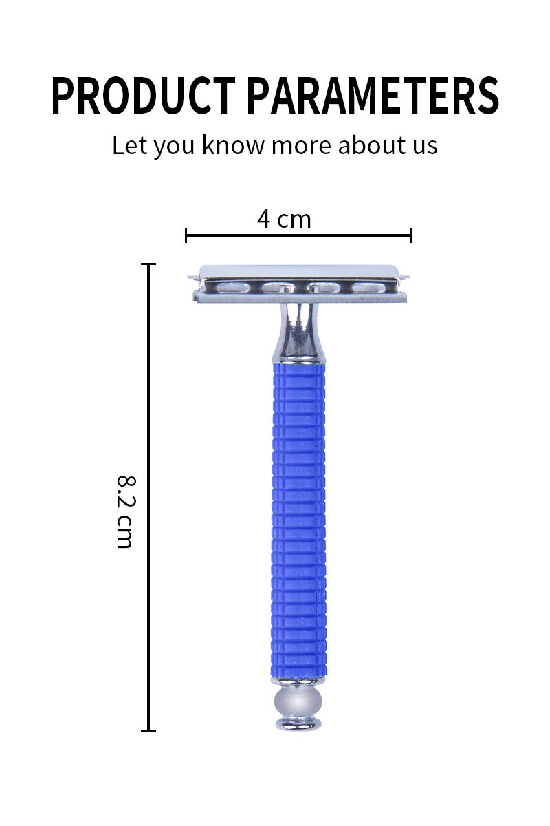 吉派手动安全剃须刀双边碳钢刀片男士专用刮胡刀详情7