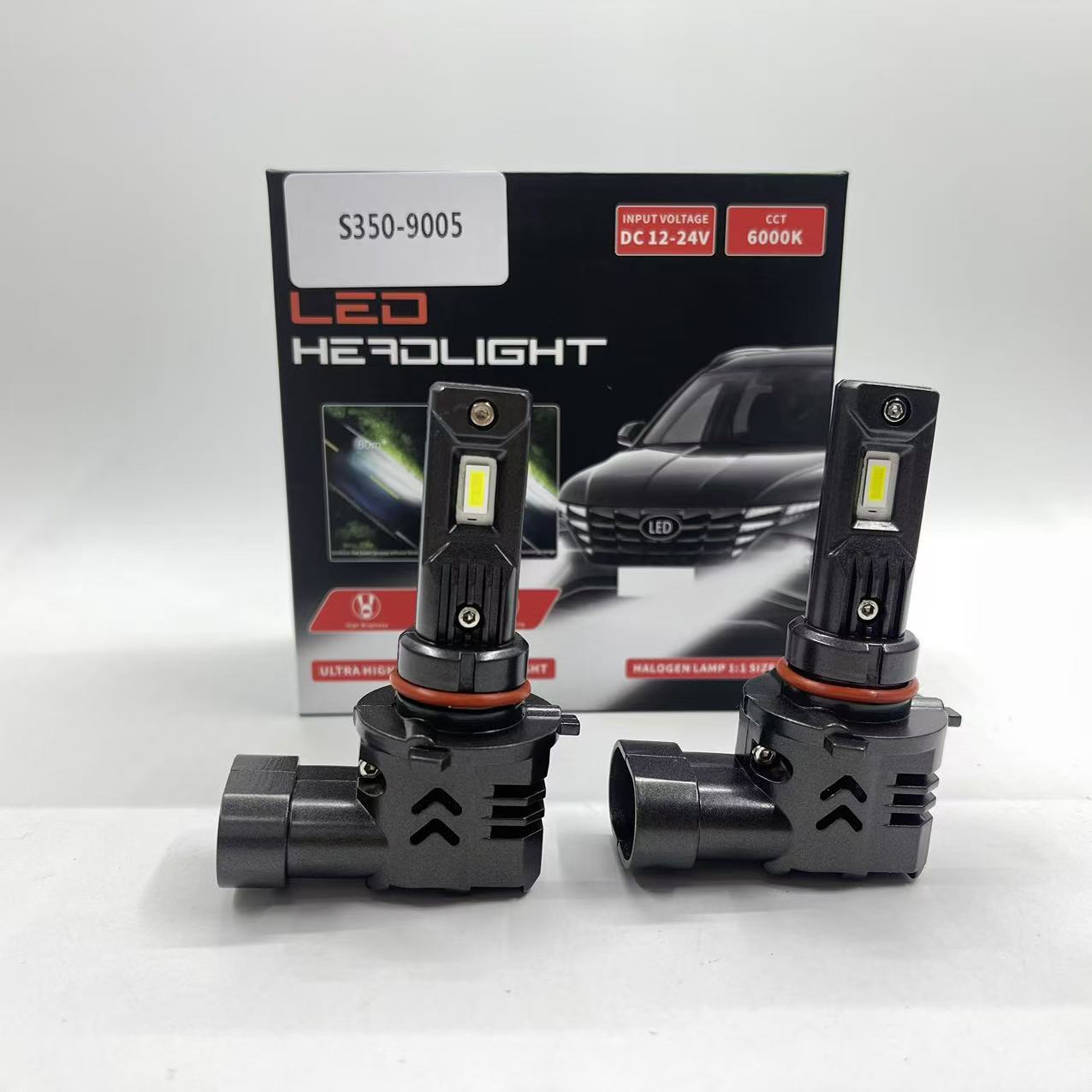 Automotive LED headlights S350 through-hole model H1H3H4H7 for cross-border export, 320,000 yuan Specification drawing