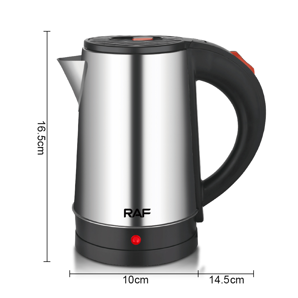 RAF European-style stainless steel electric kettle manufacturer, automatic power-off 0.8L electric kettle Specification image