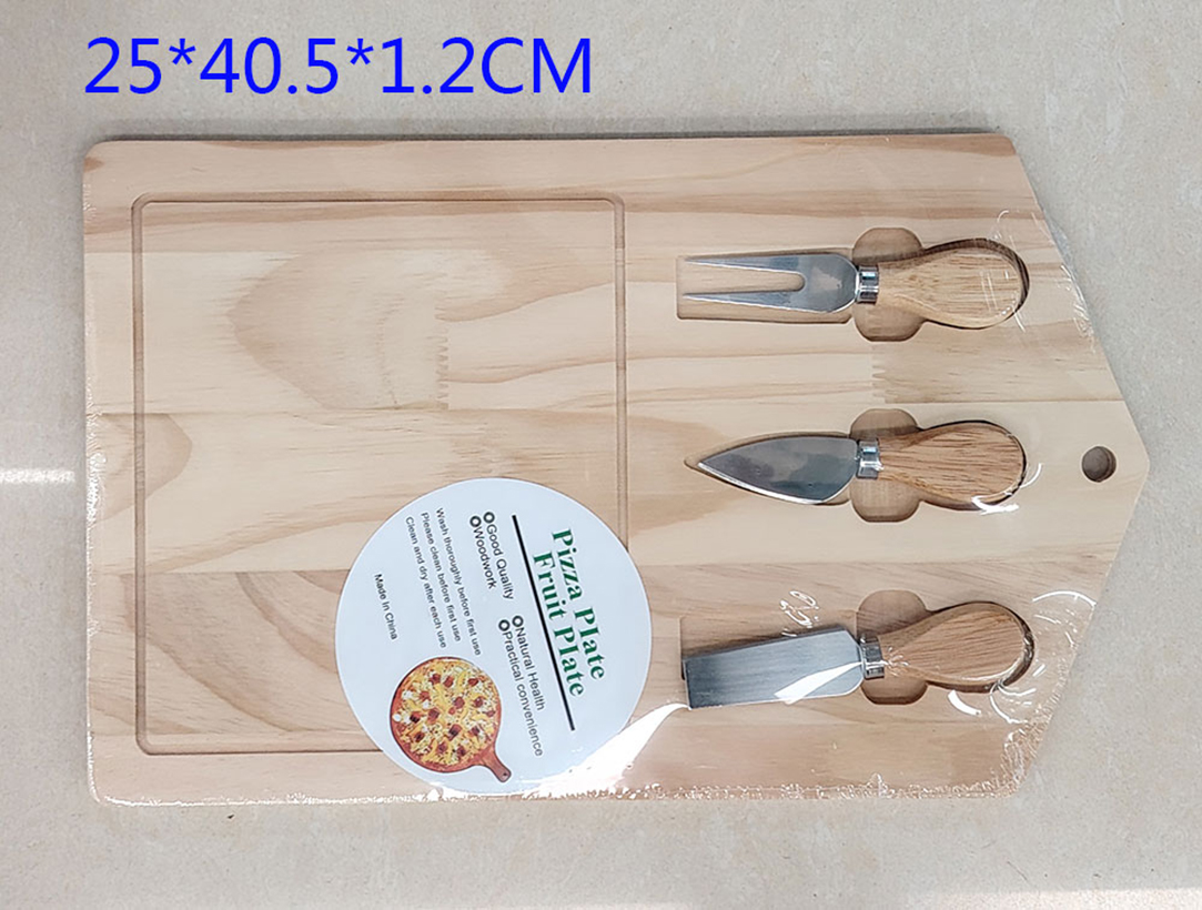 菜板砧板 定制1.2厚，1.5厚 简约木质披萨托盘家用厨房木制面板寿司托盘实木奶酪板 29.5*39.5*1.2cm详情5