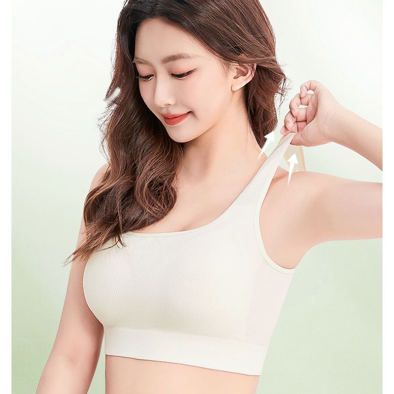 Junior undergarments female student puberty fixed cup thin no underwire vest style beauty back top