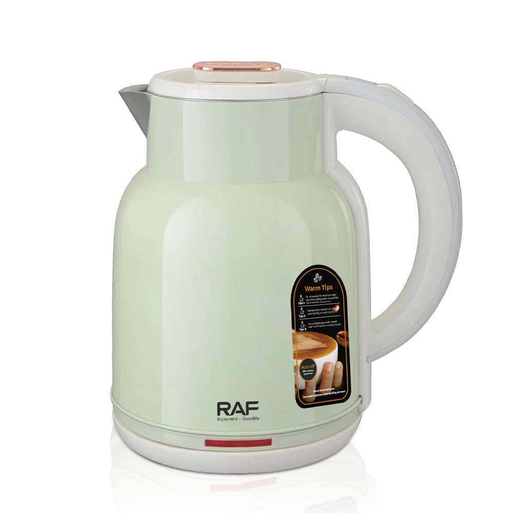 RAF European standard cross-border electric kettle, household high-power insulated kettle, 2L automatic power-off large-capacity kettle Item Picture